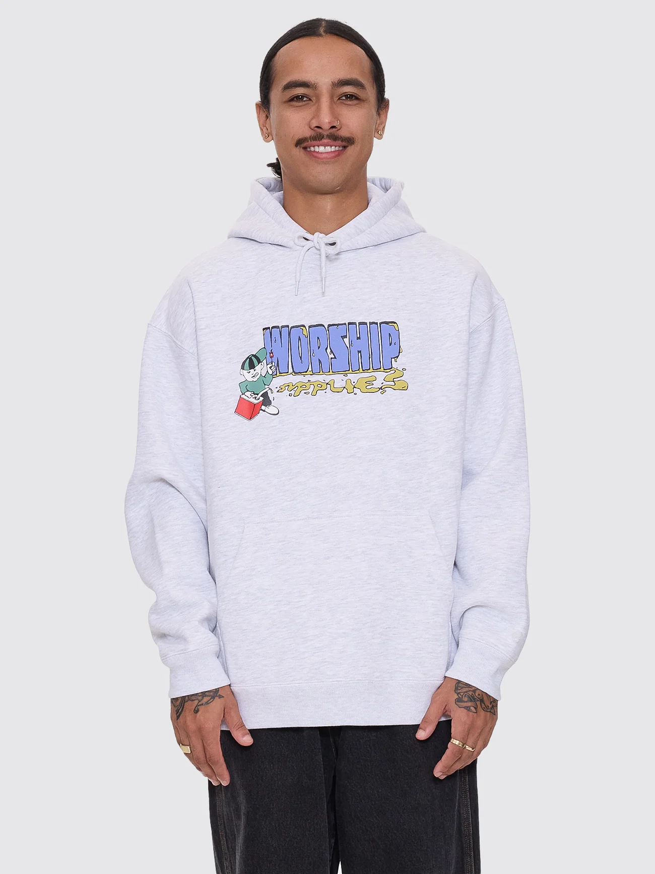 Pyrotechnic Pull Over Hood - Snow Marle - Image 6