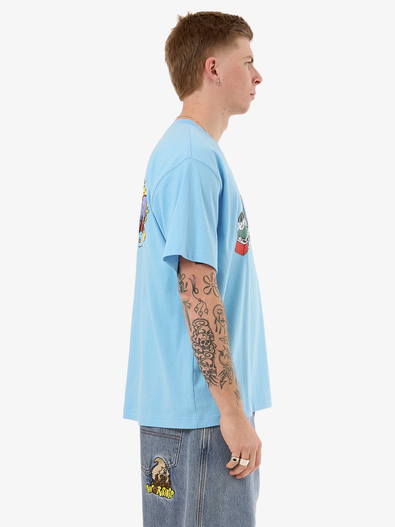 Pyrotechnics Tee - Baltic - Image 4