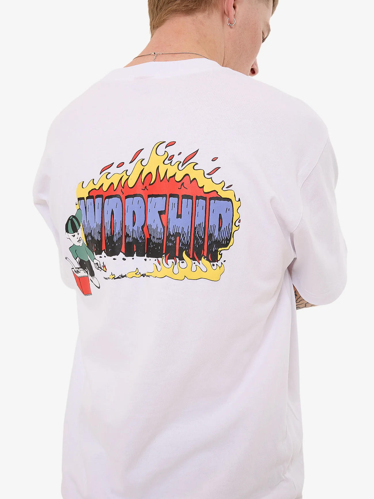 Pyrotechnics Tee - White - Image 6