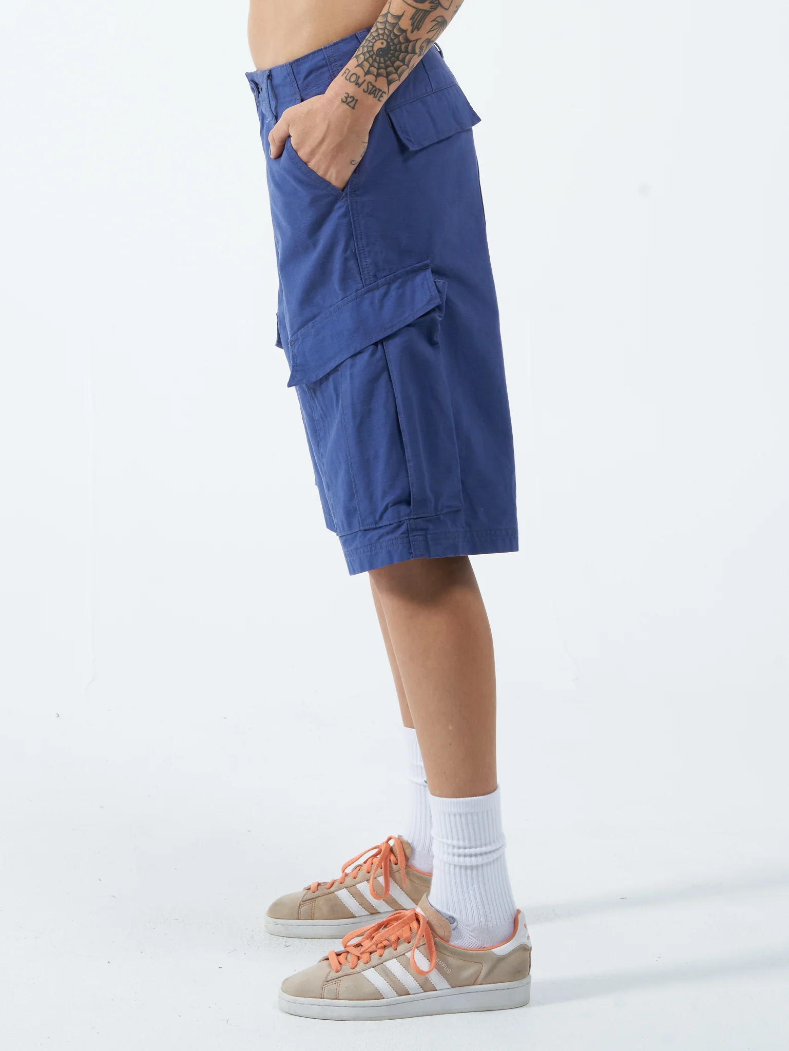 Recreation Cargo Short - Blue Steel - Image 2