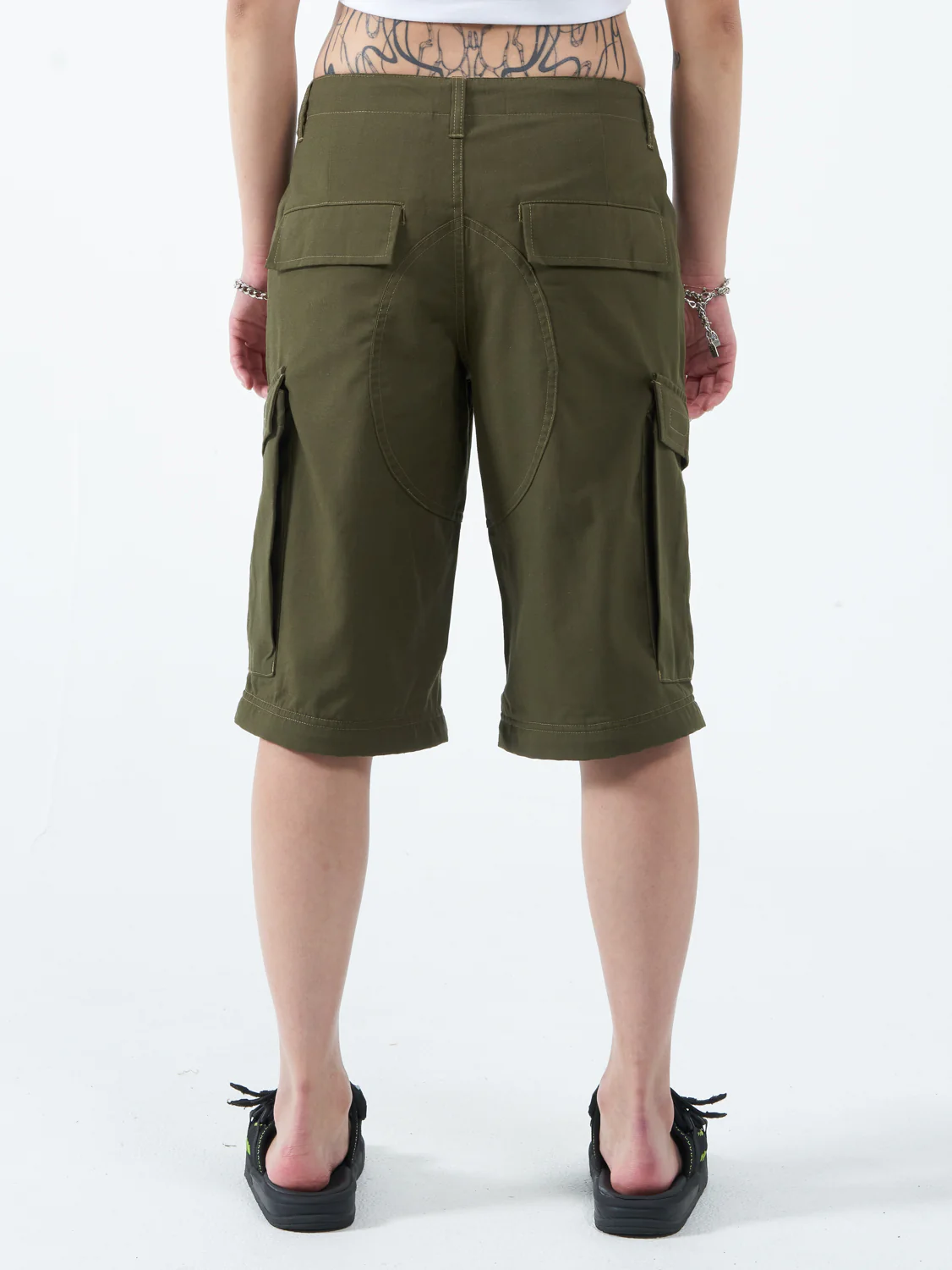 Recreation Zip Off Cargo Pant - Jungle Green - Image 6