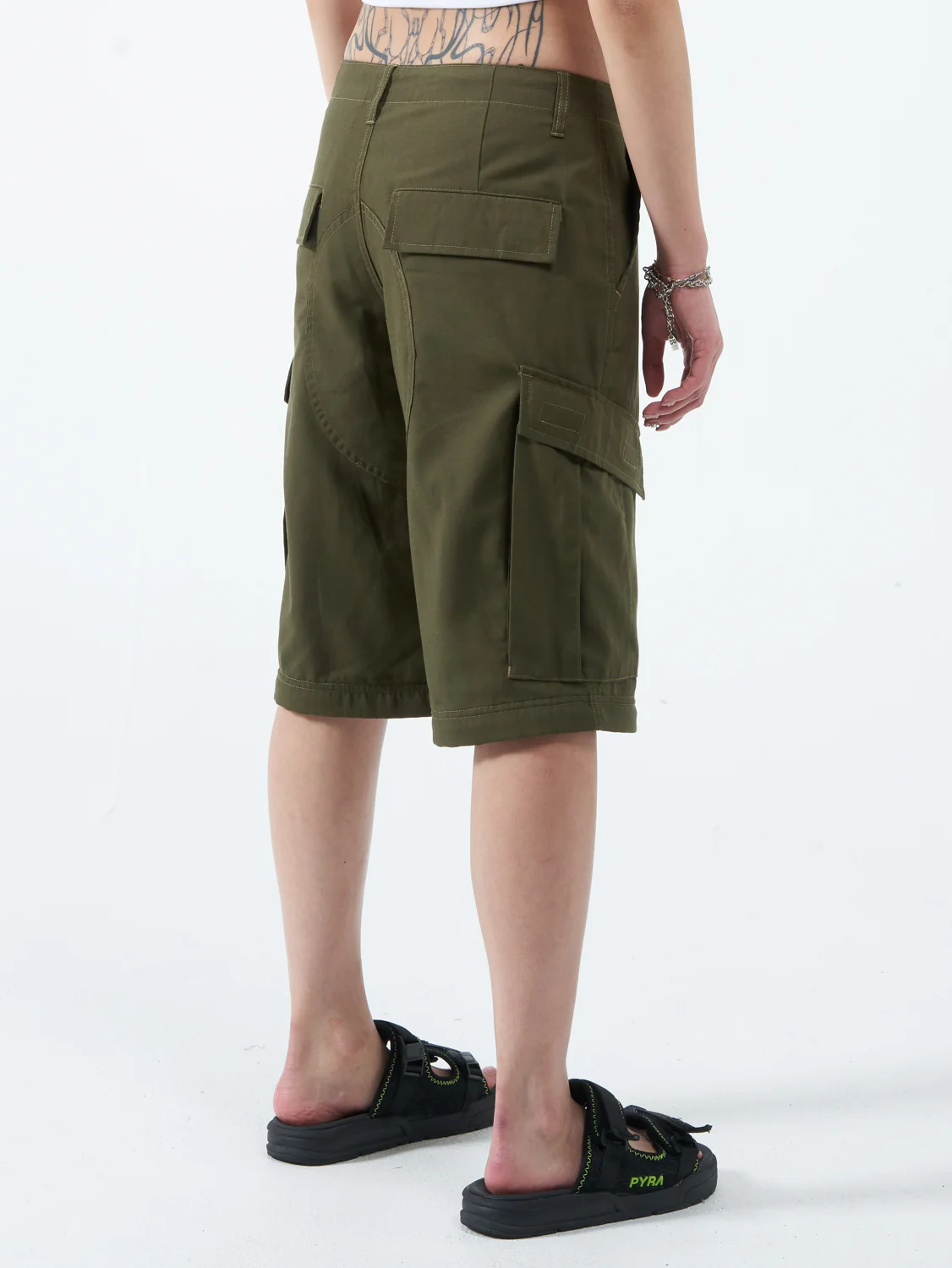 Recreation Zip Off Cargo Pant - Jungle Green - Image 7