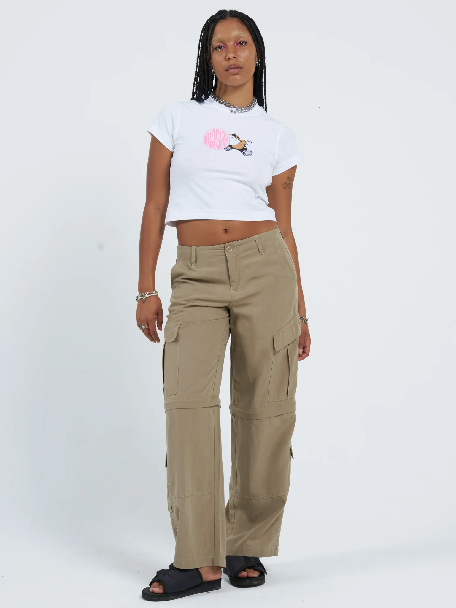 Recreation Zip Off Cargo Pant  - Sandy Taupe - Image 4