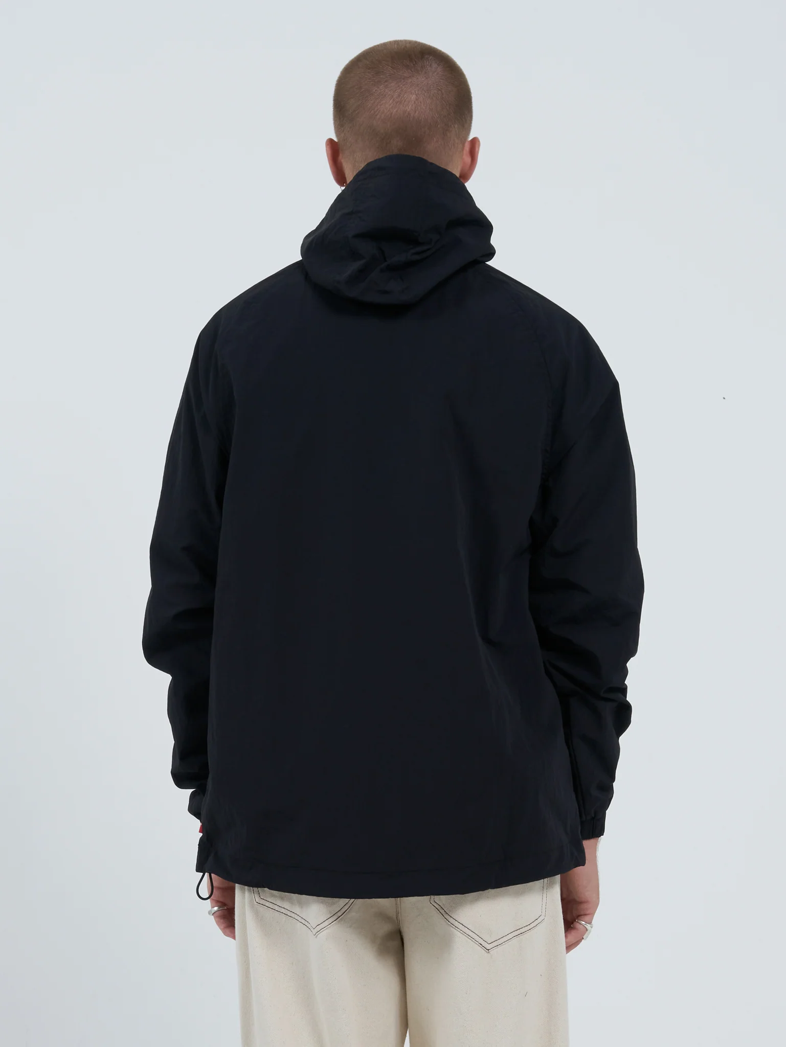 Rest Stop Anorak Jacket - Washed Black - Image 2