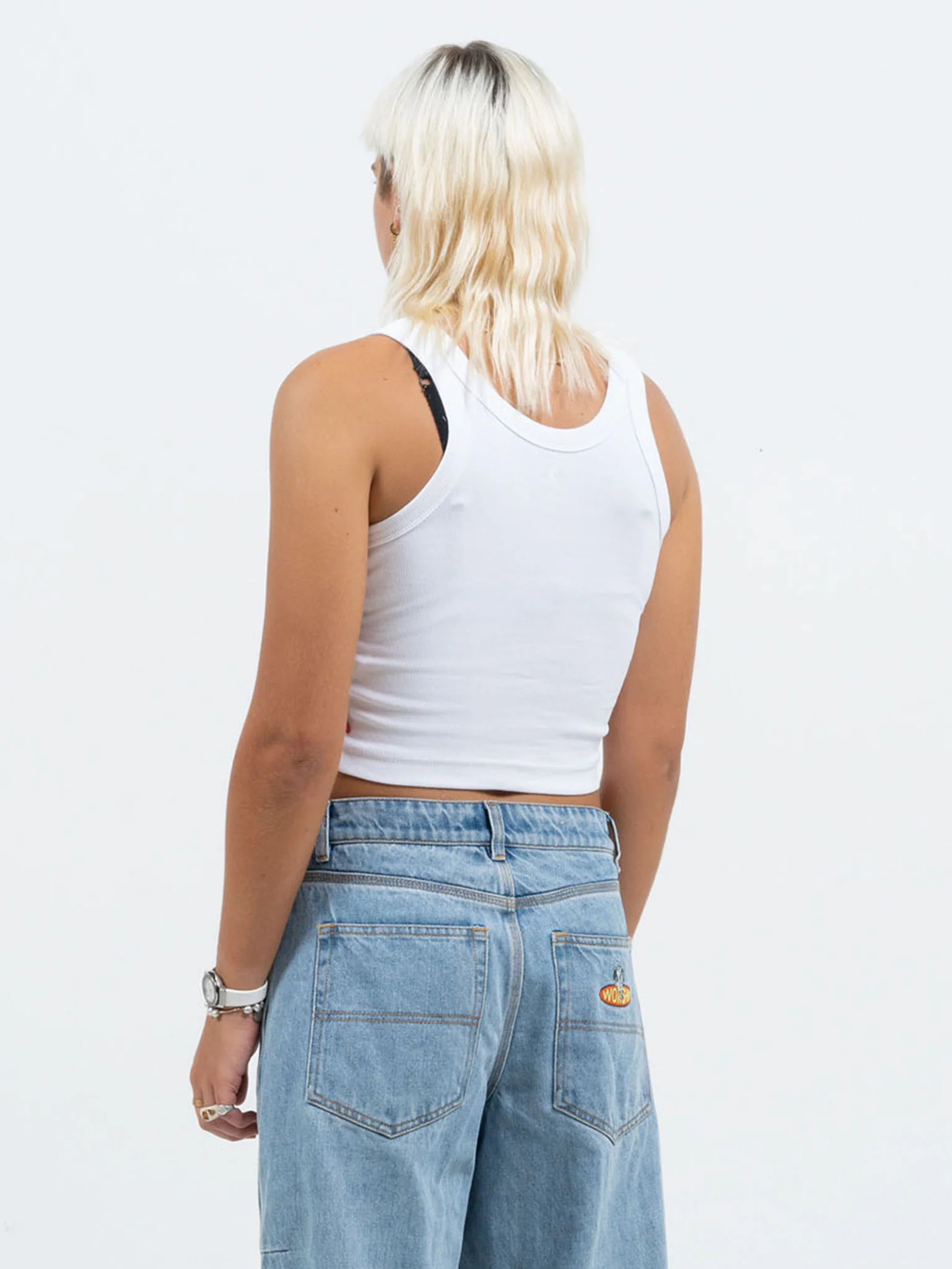 Revolution Crop Sport Tank - White - Image 3
