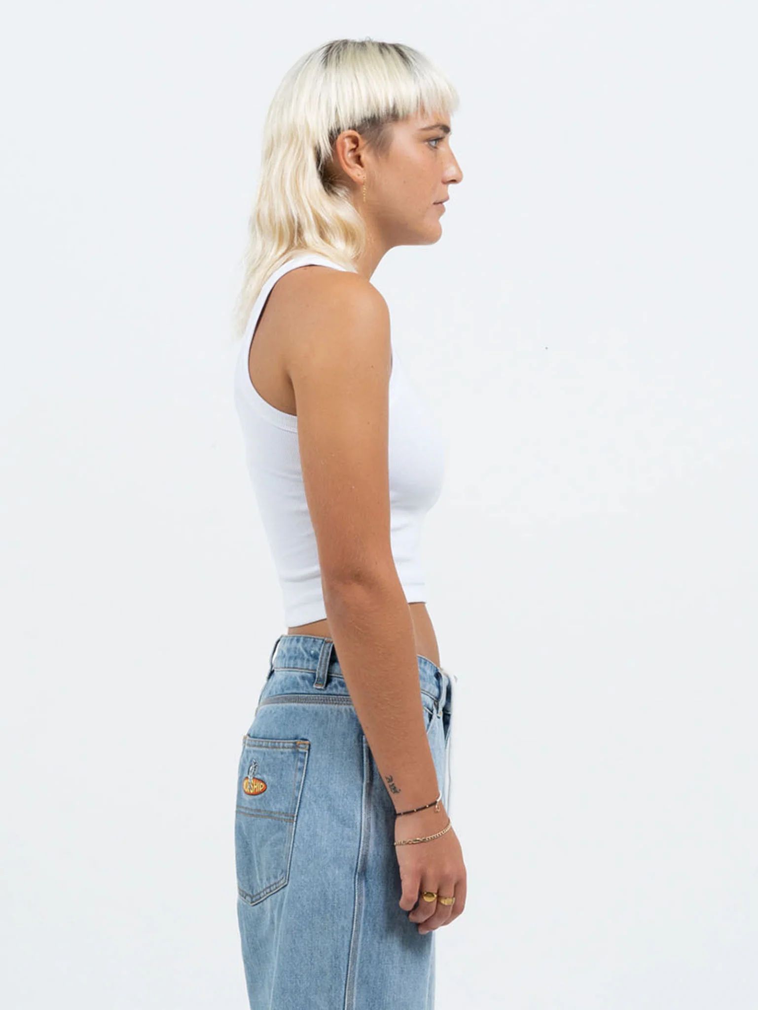 Revolution Crop Sport Tank - White - Image 6