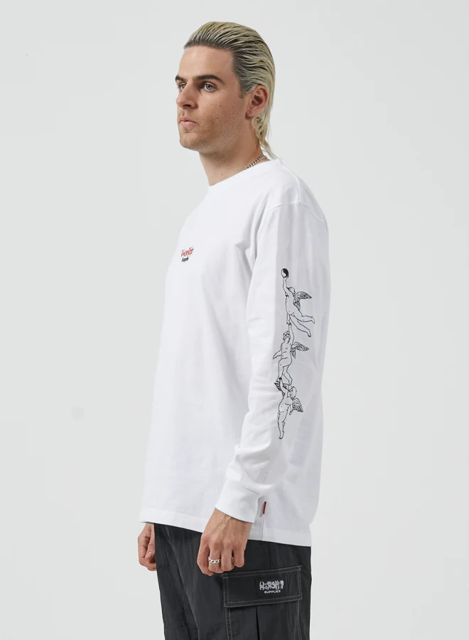 Revolution Long Sleeve Tee  - White - Image 2