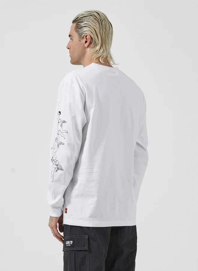 Revolution Long Sleeve Tee  - White - Image 3