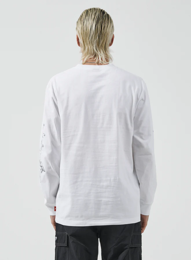 Revolution Long Sleeve Tee  - White - Image 4