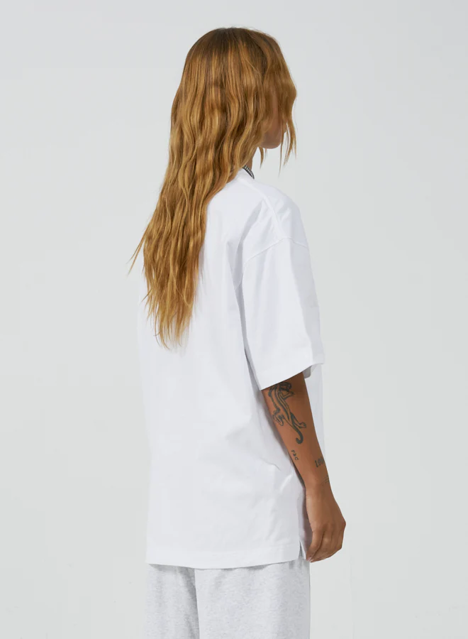 Revolution Oversized Tee - White - Image 4