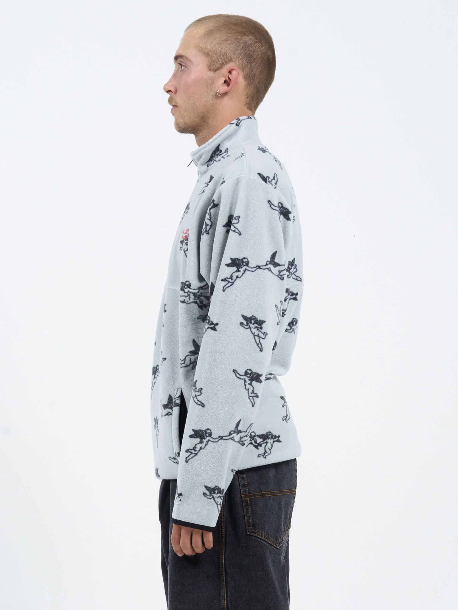 Revolution Quarter Zip Polar Fleece - Glacier Gray - Image 3