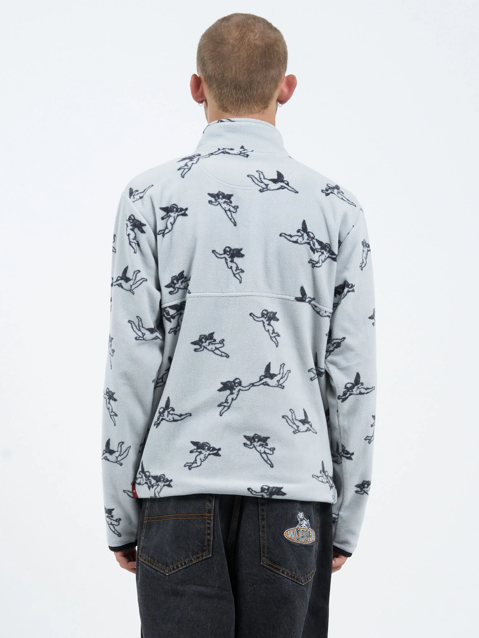 Revolution Quarter Zip Polar Fleece - Glacier Gray - Image 5