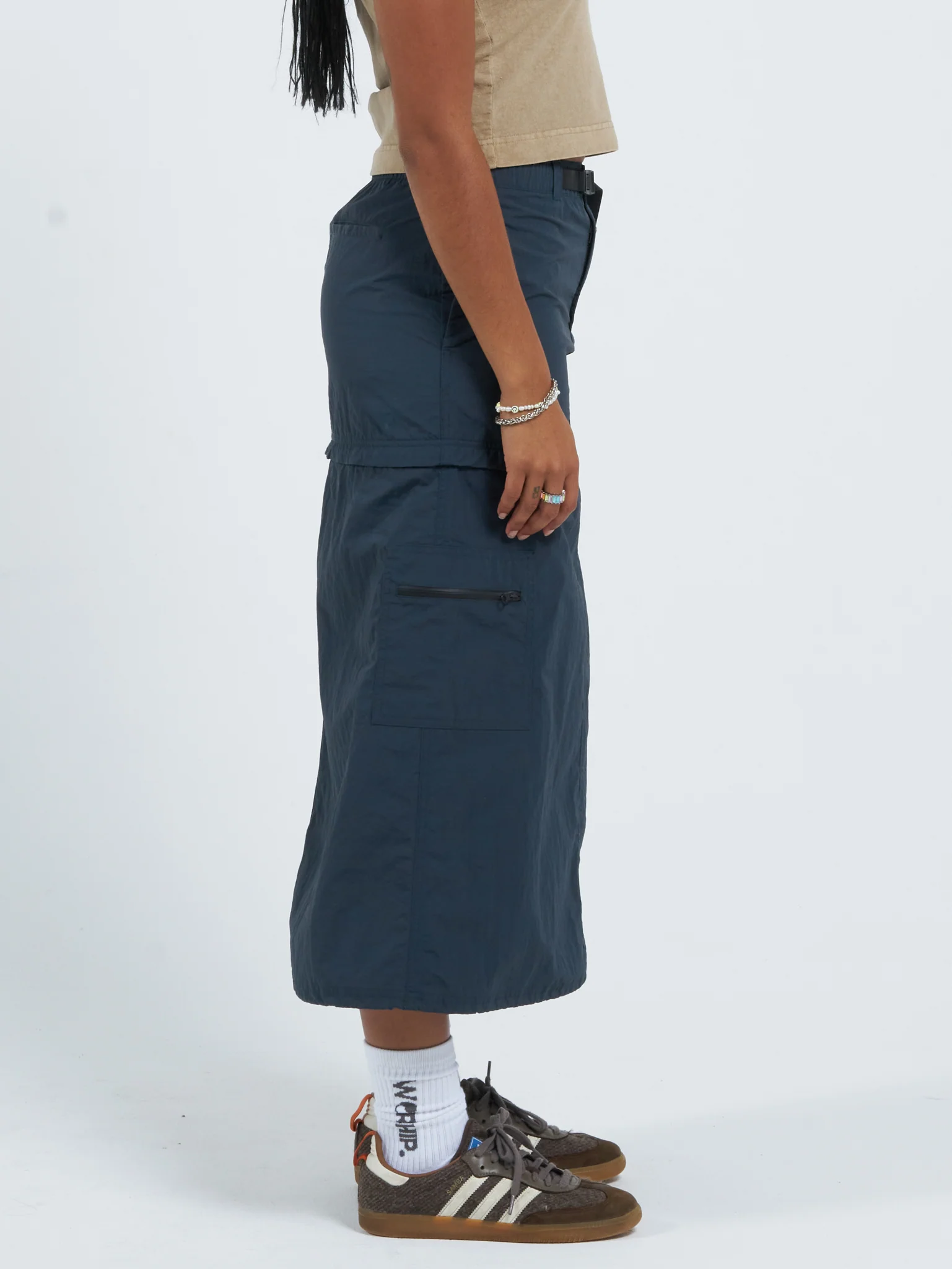 Ring O Rosie Zip Off Maxi Skirt - Tattoo Blue - Image 5