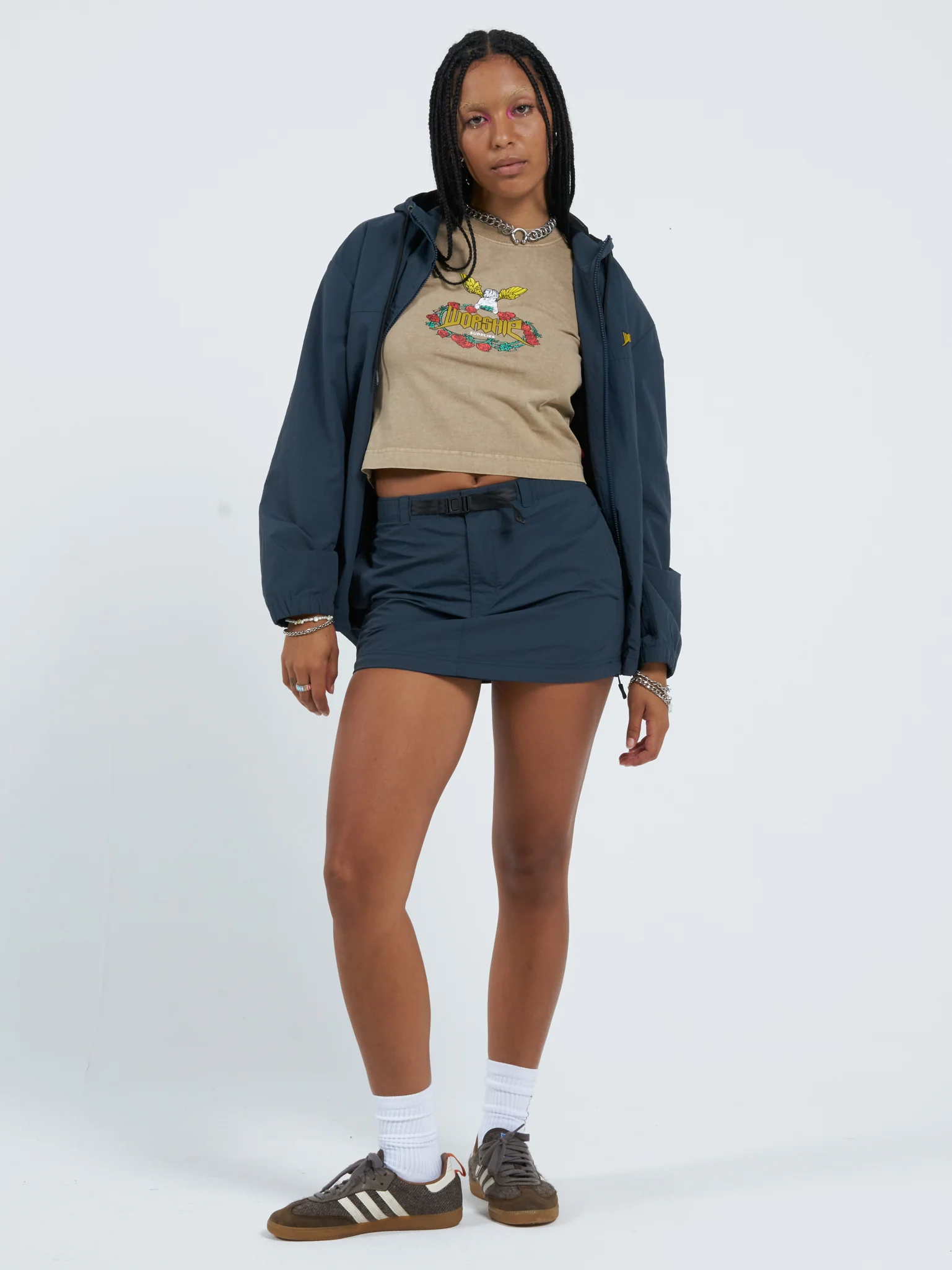 Ring O Rosie Zip Thru Jacket - Tattoo Blue - Image 6
