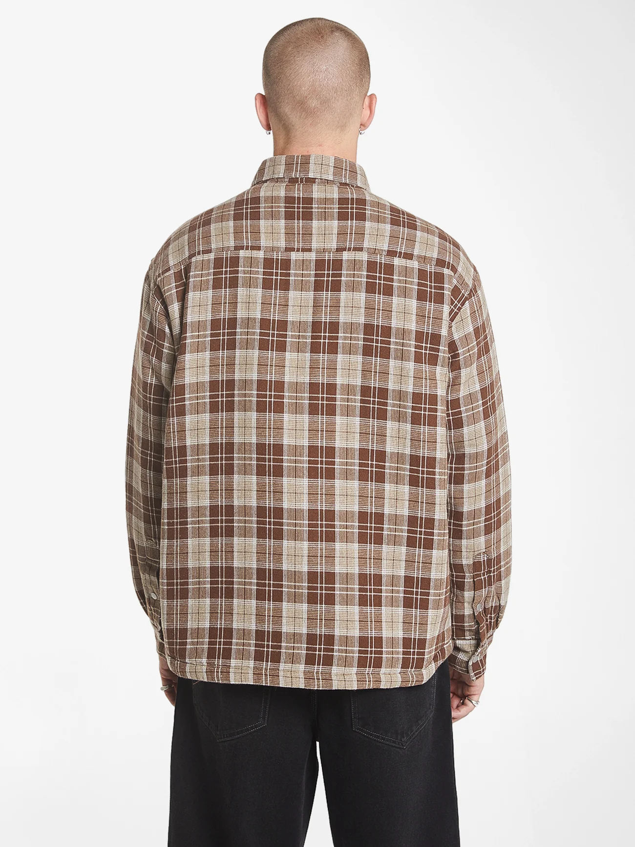 Royale Quilted Shacket - Major Brown - Image 2