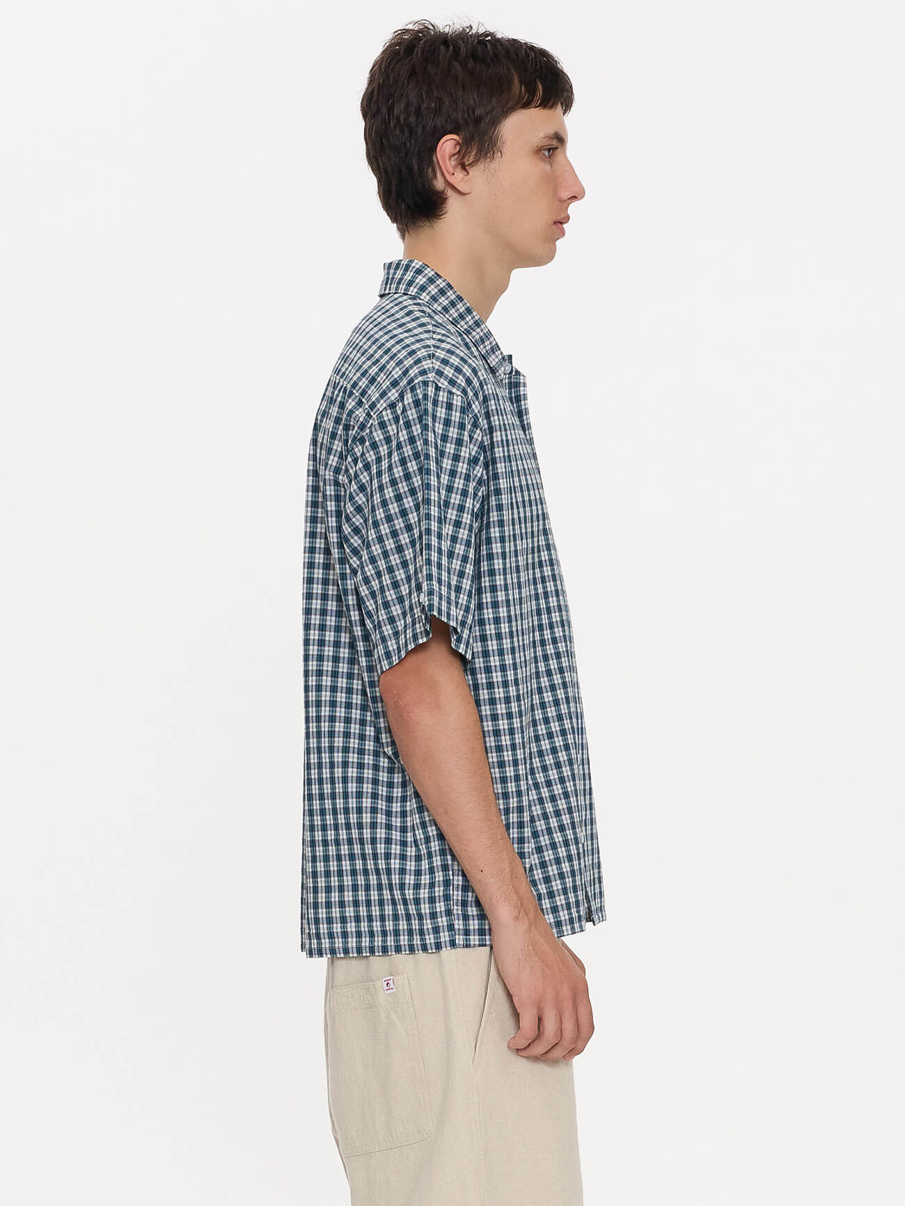 Satisfaction Short Sleeve Shirt - Dark Blue - Image 5