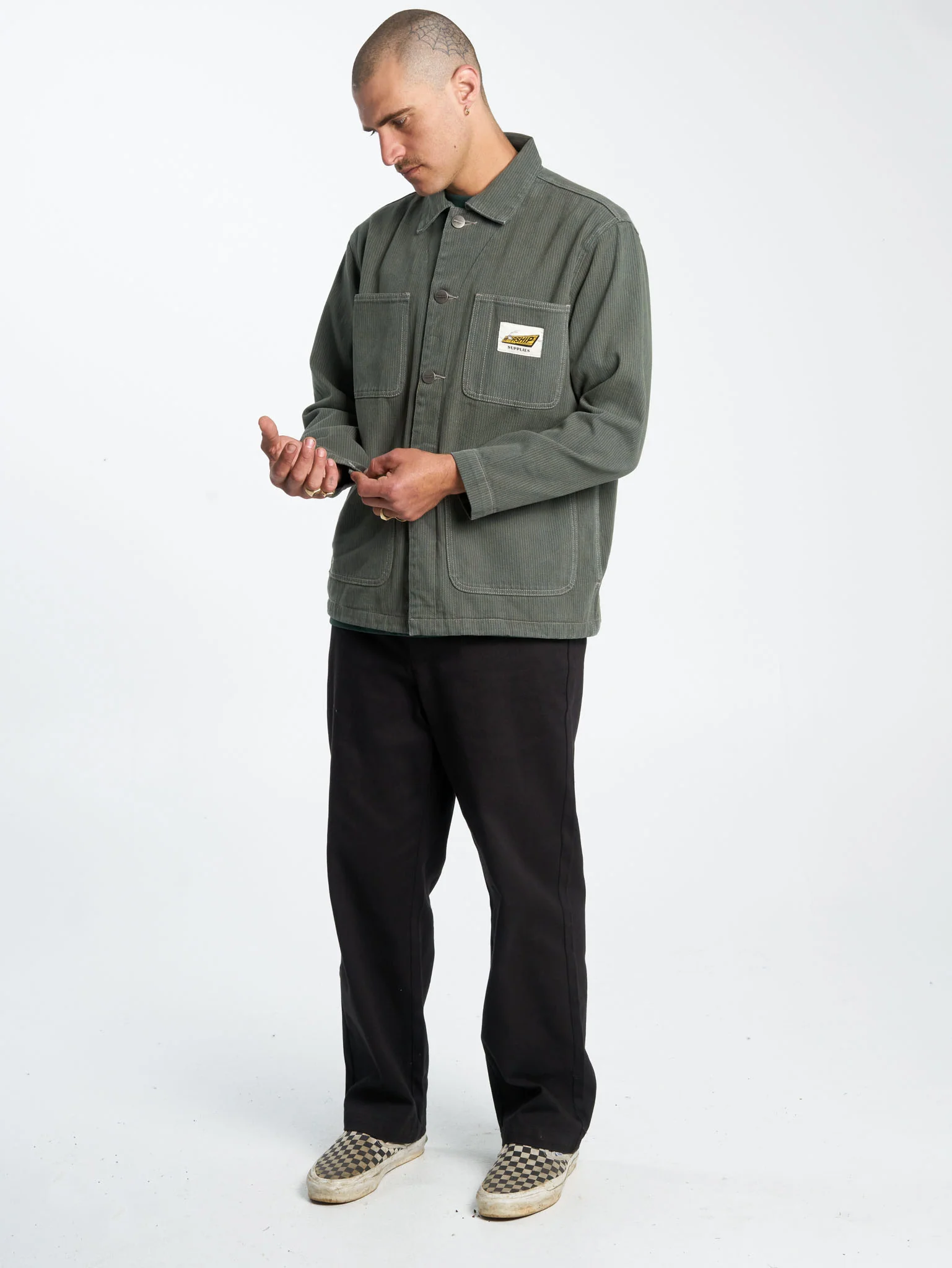 Sawn Off Carpenter Jacket - Pine Needle - Image 5
