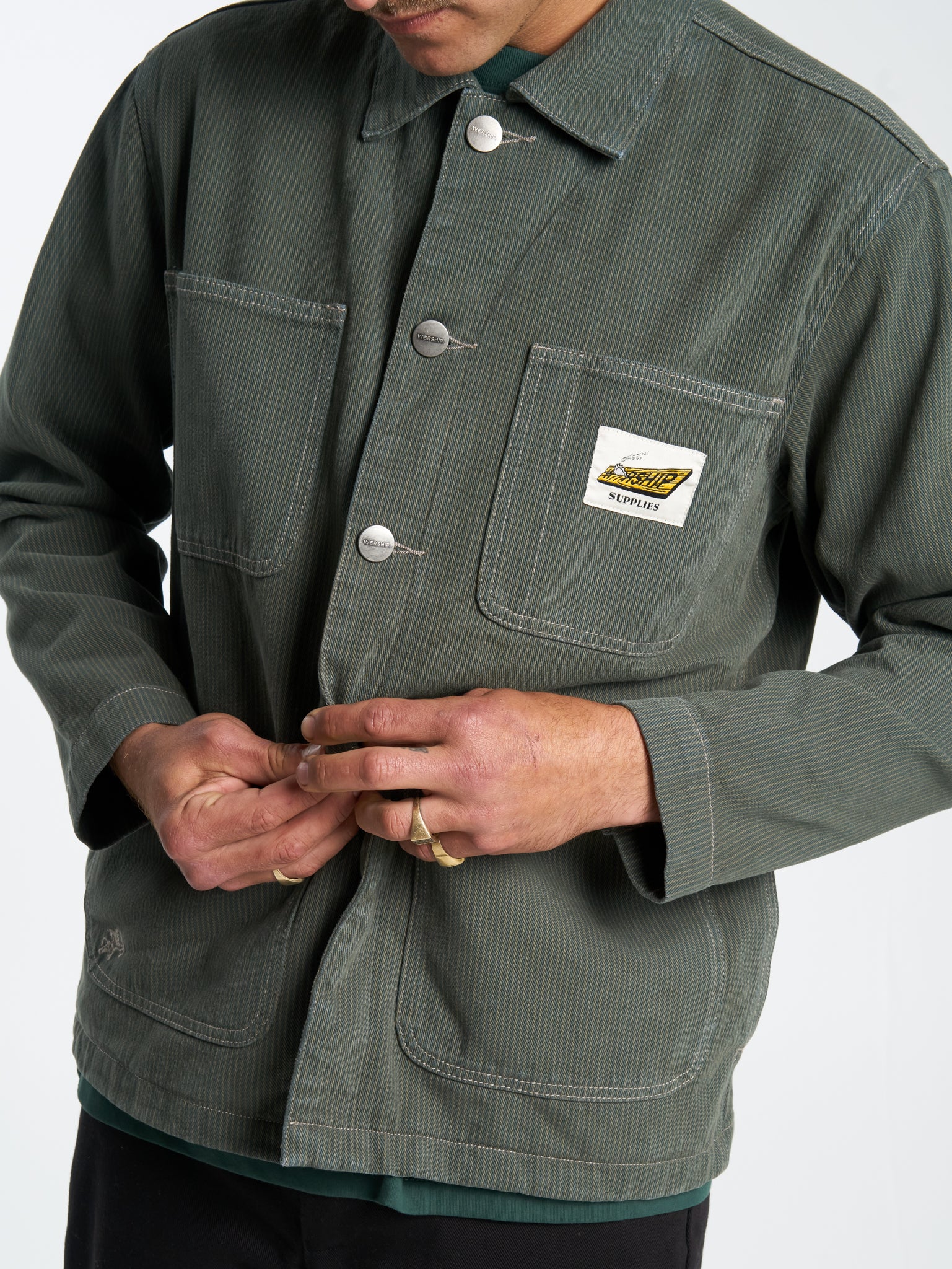 Sawn Off Carpenter Jacket - Pine Needle - Image 6