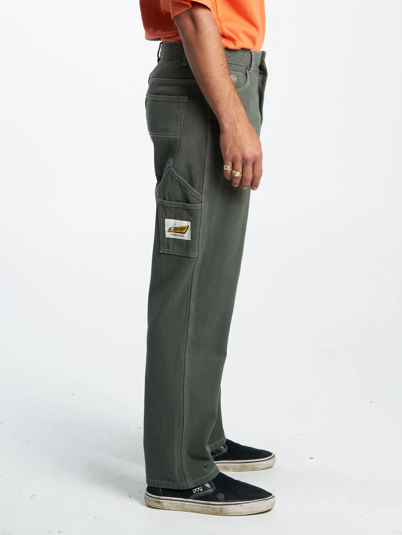 Sawn Off Carpenter Pant - Pine Needle - Image 4