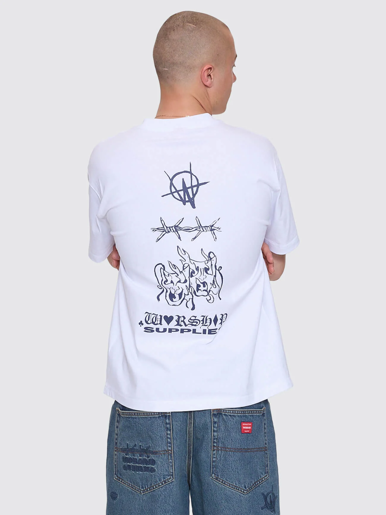 Scratch Tee - White - Image 5