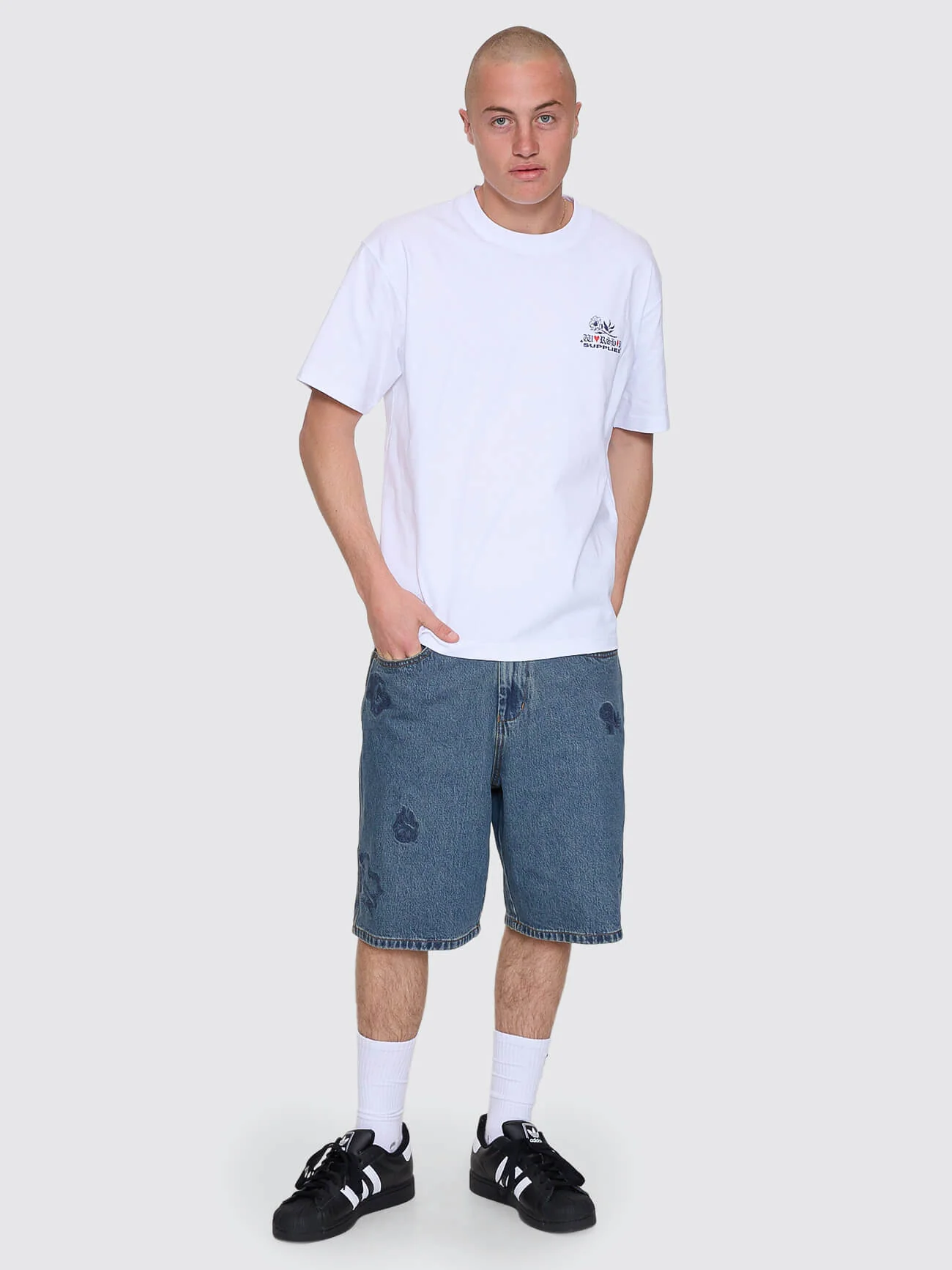 Scratch Tee - White - Image 8