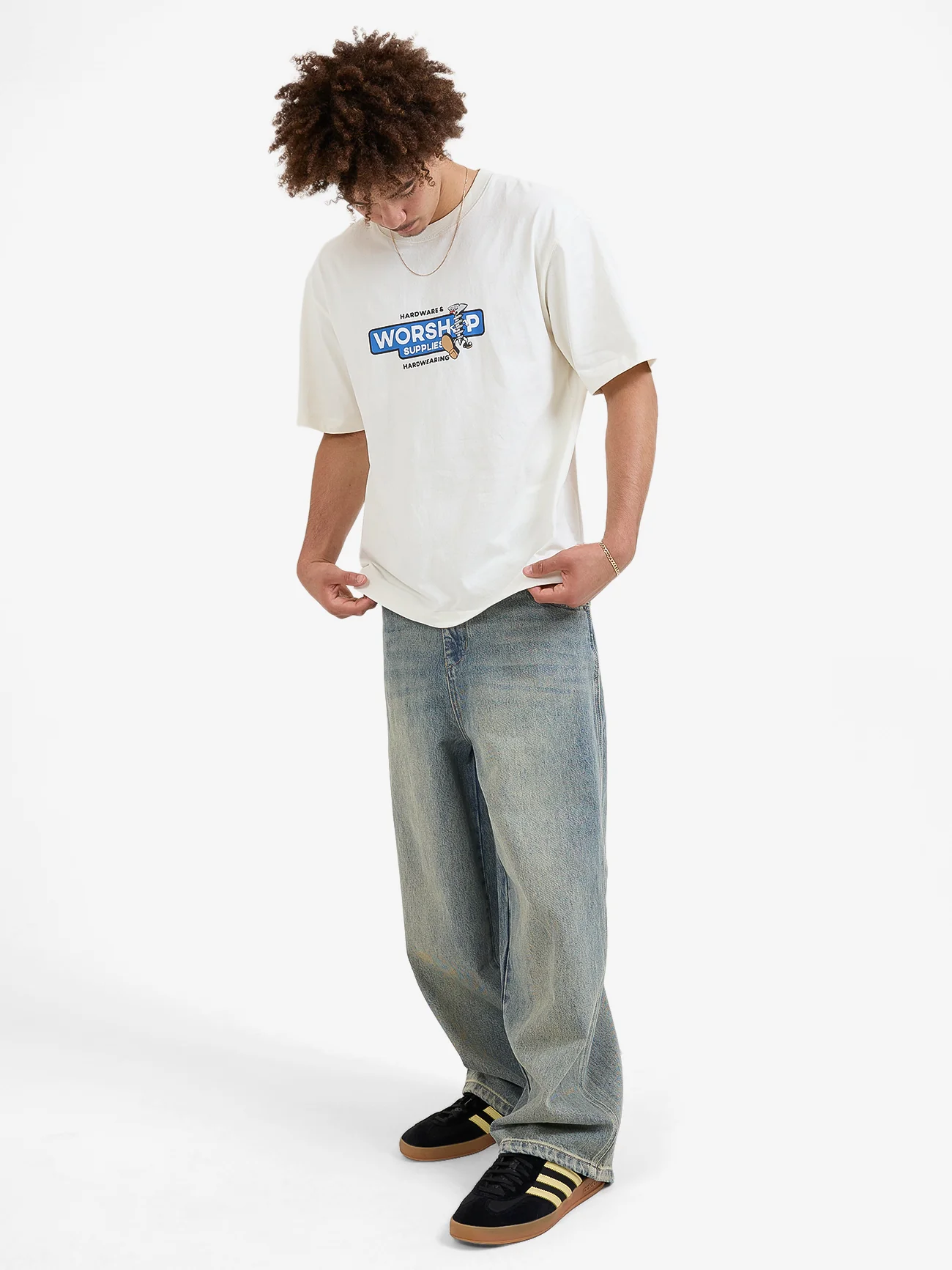 Screwed Tee - Bone - Image 5