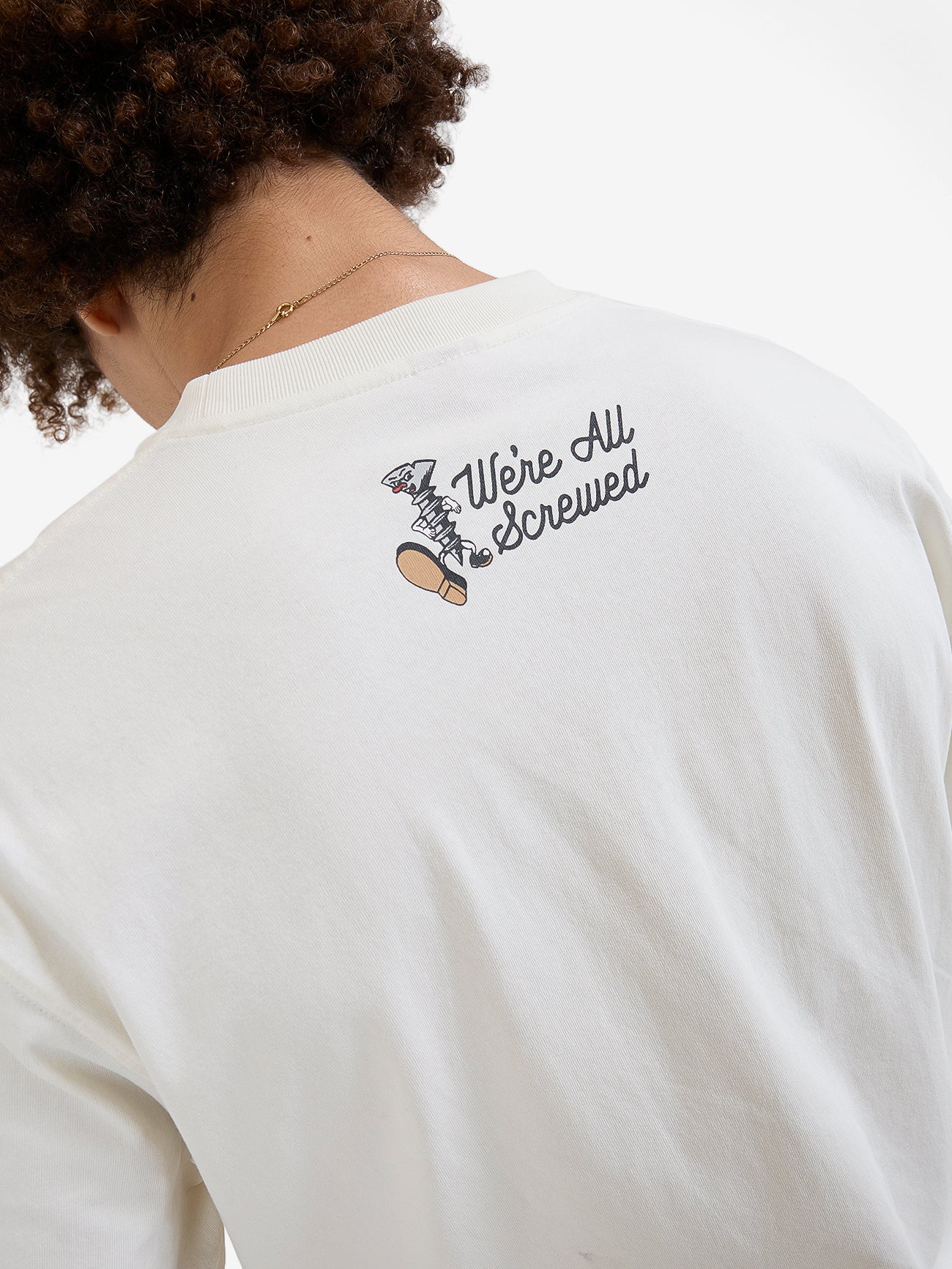 Screwed Tee - Bone - Image 7