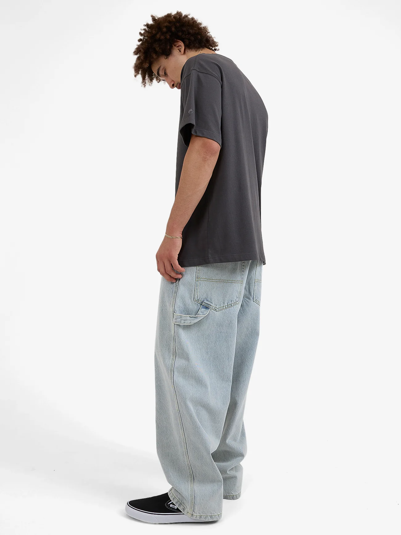 Sensory Oversize Tee - Worn Black - Image 5