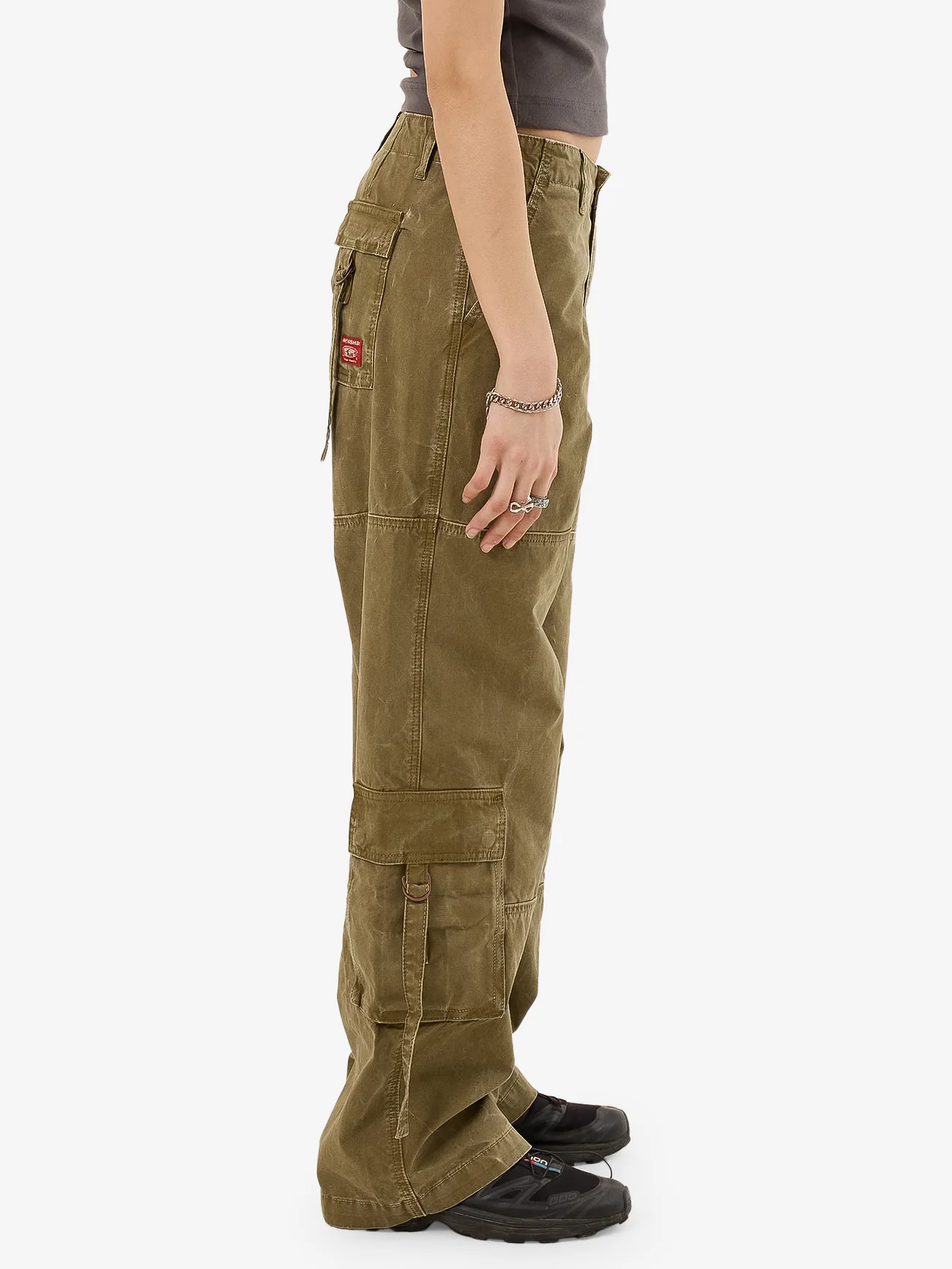 Service Cargo Pant - Khaki Oil Wash - Image 4