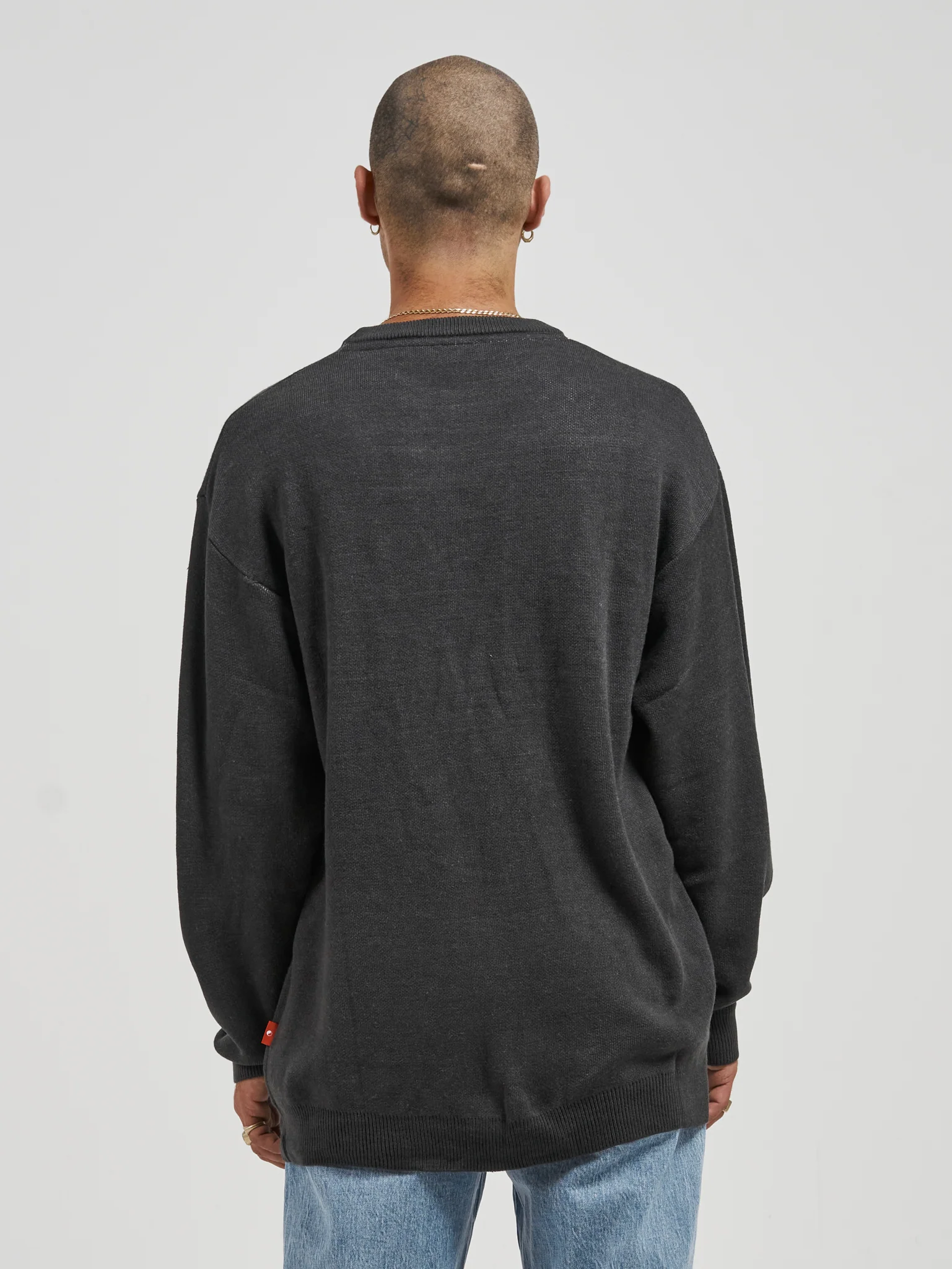 Shattered Crew Knit - Charcoal - Image 5