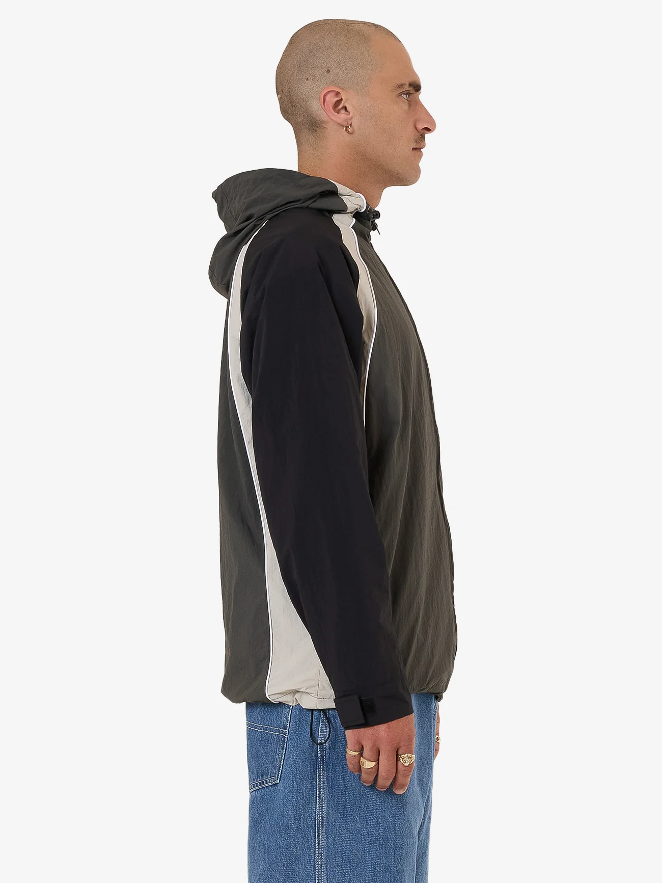 Shooter Nylon Jacket - Black - Image 4