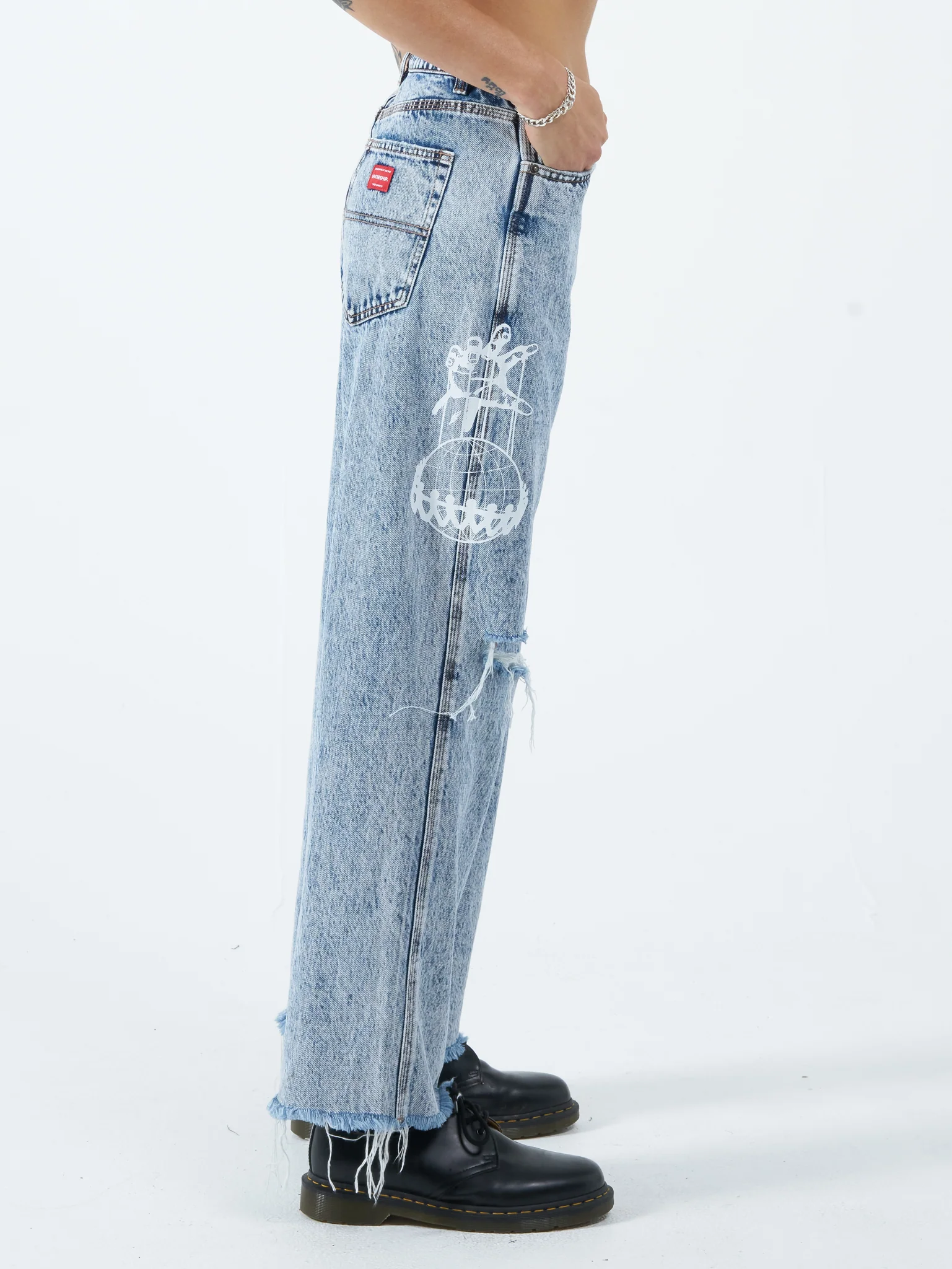 Slim Odds Sloucher Jean - Acid Lightning - Image 4