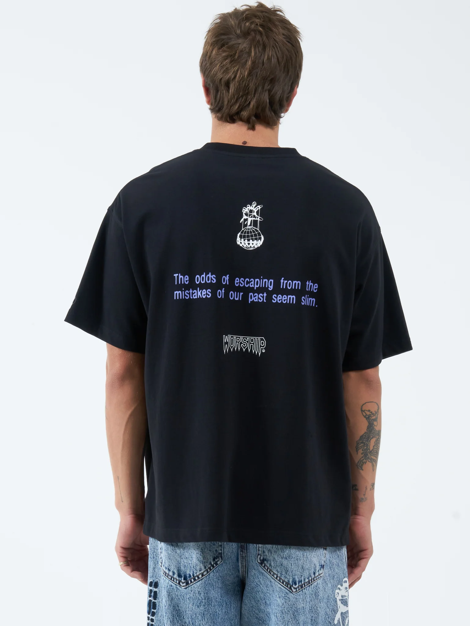 Slim Odds Tee - Black - Image 2