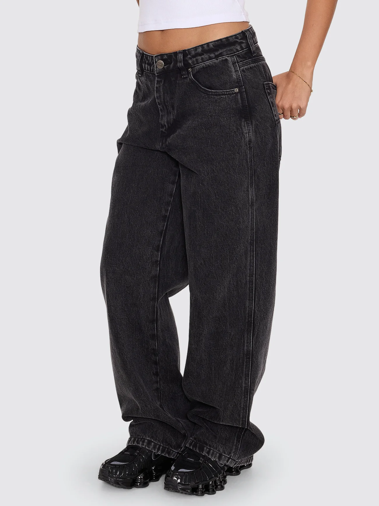 Sloucher Jean - Black Rinse - Image 2