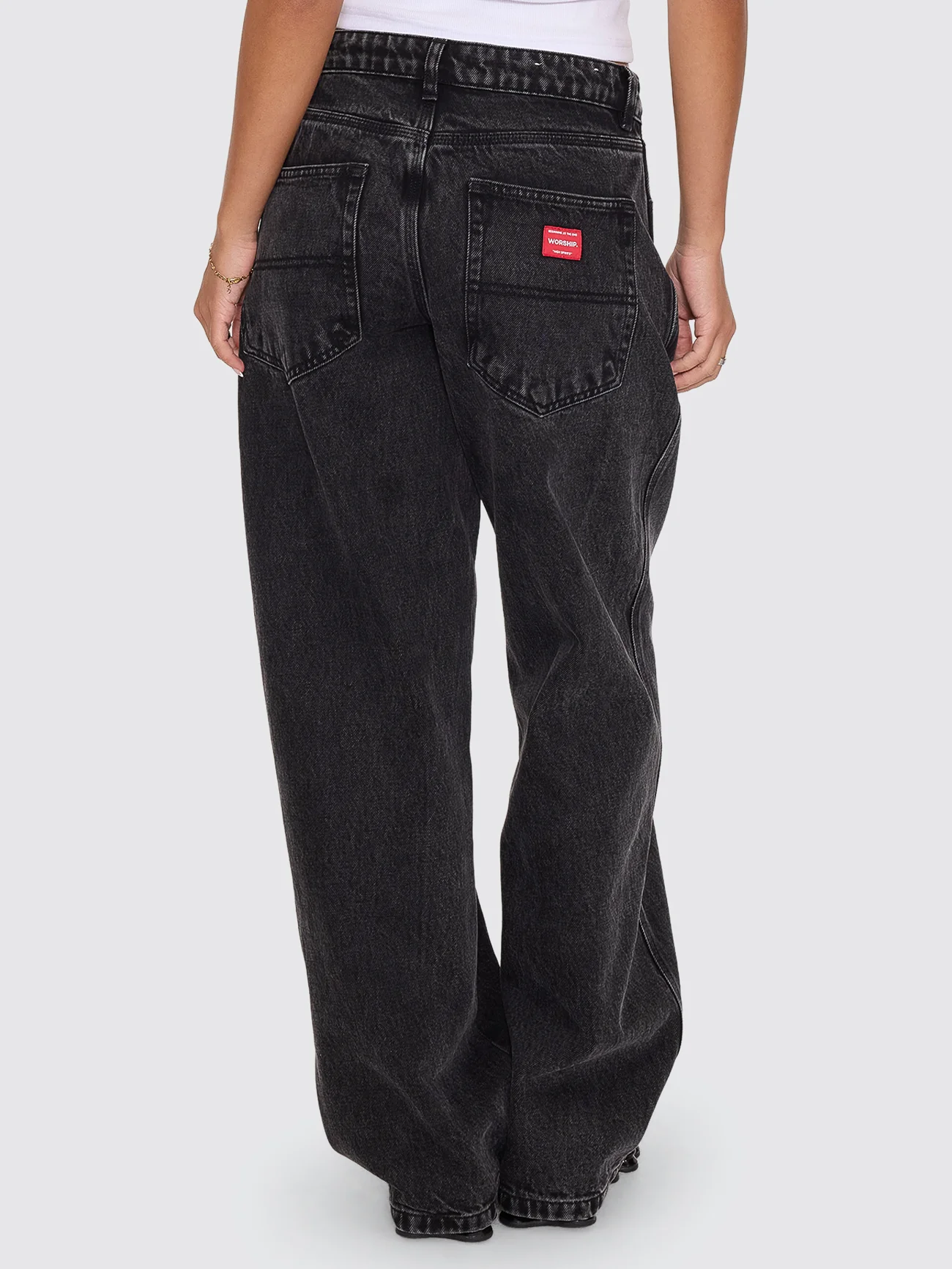 Sloucher Jean - Black Rinse - Image 3