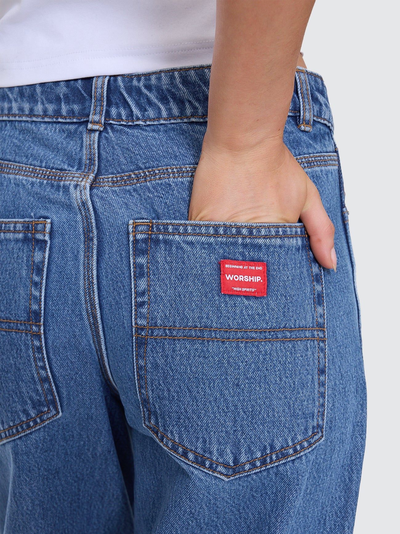 Sloucher Jean - Sky High Blue - Image 5