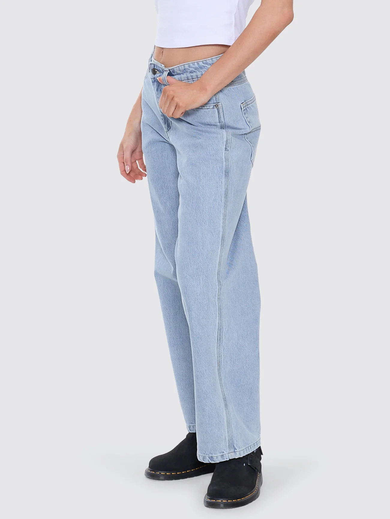 Sloucher Jean - Worship Worn Blue - Image 3