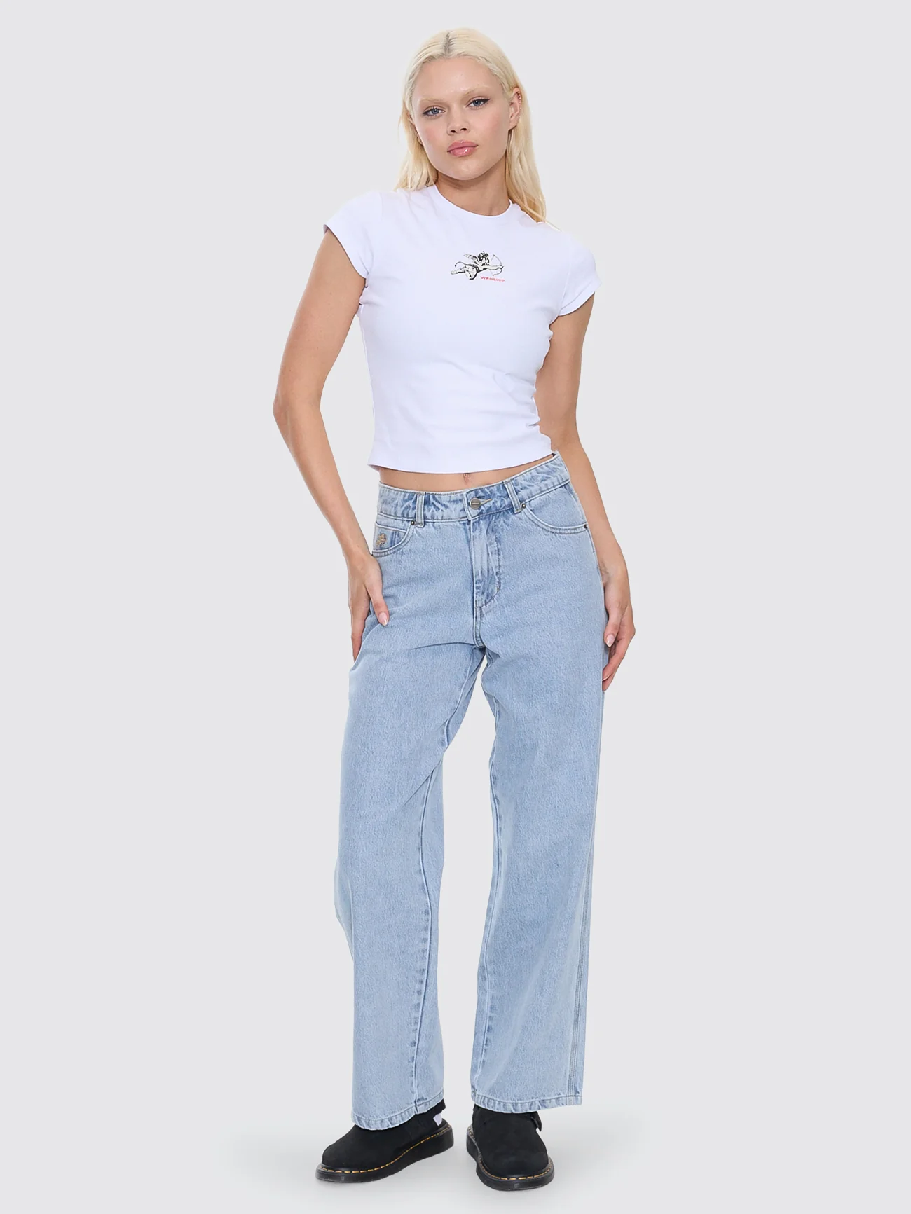 Sloucher Jean - Worship Worn Blue - Image 8