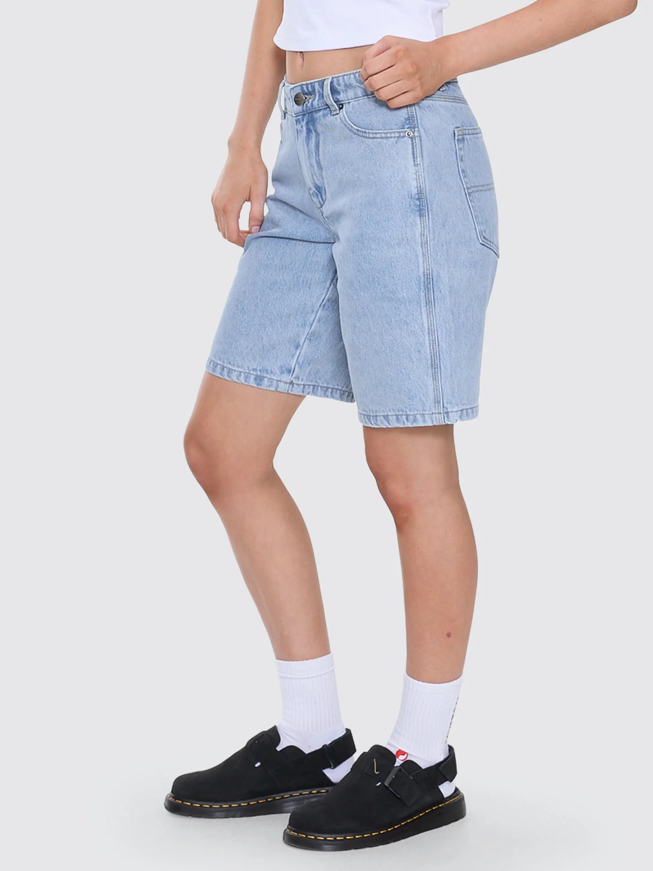 Sloucher Short - Worship Worn Blue - Image 6