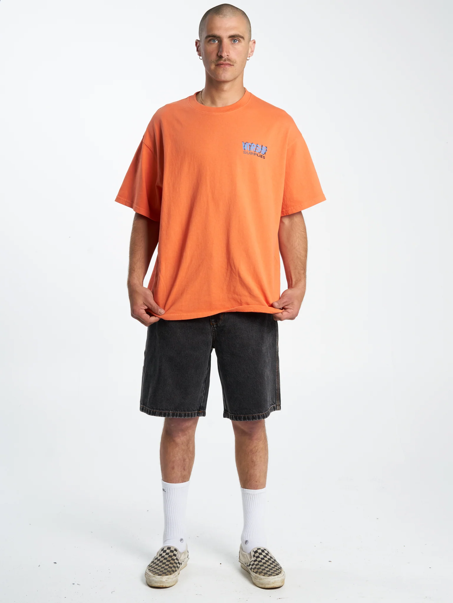 Smile More Carpenter Short - Black Rinse - Image 5
