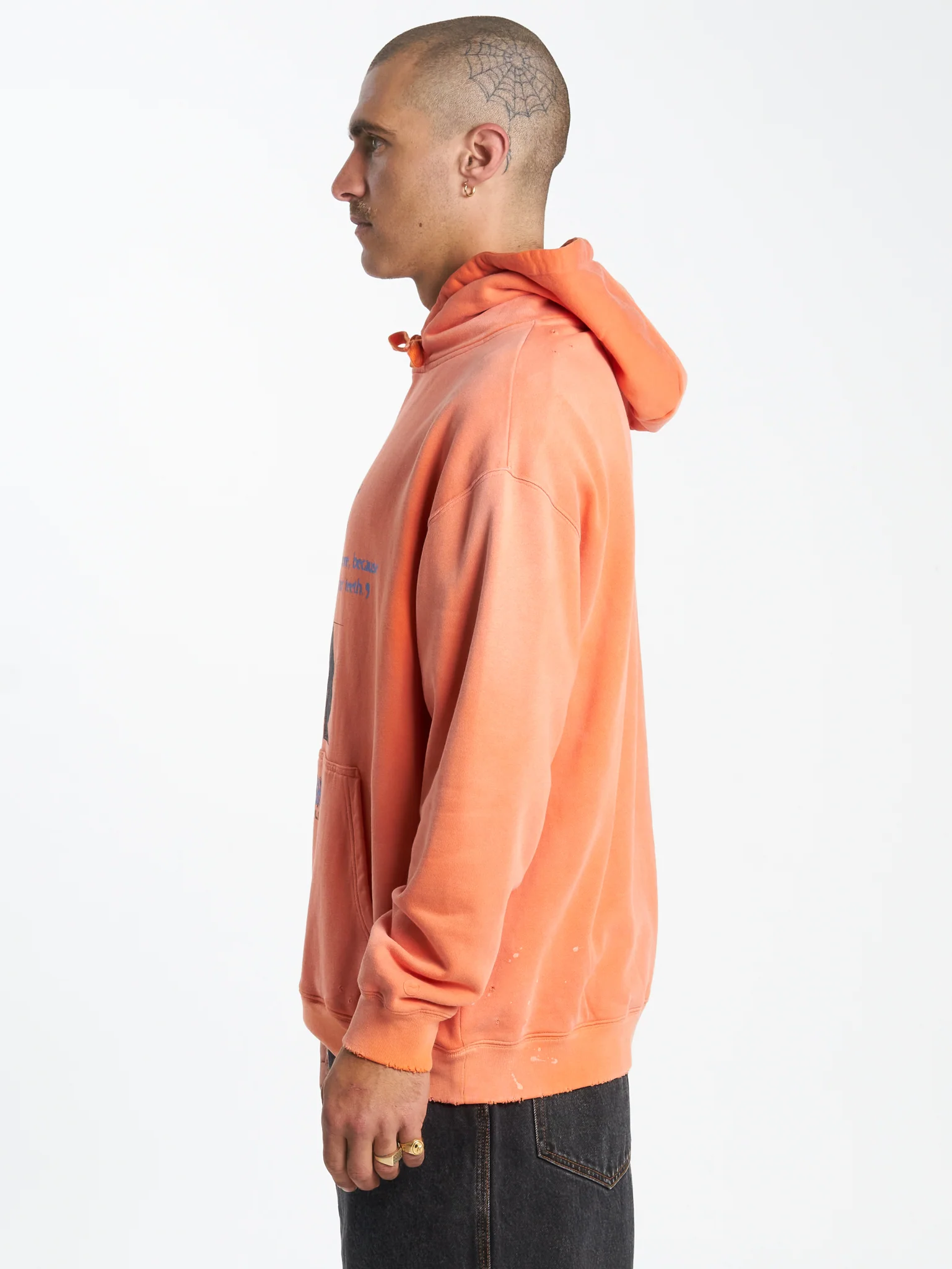 Smile More Hood - County Orange - Image 3