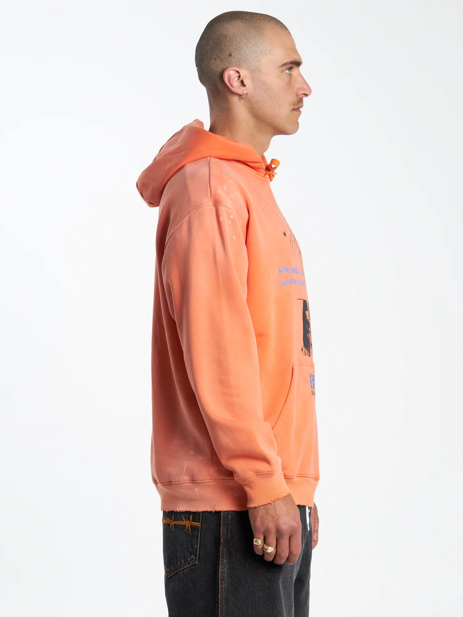 Smile More Hood - County Orange - Image 4