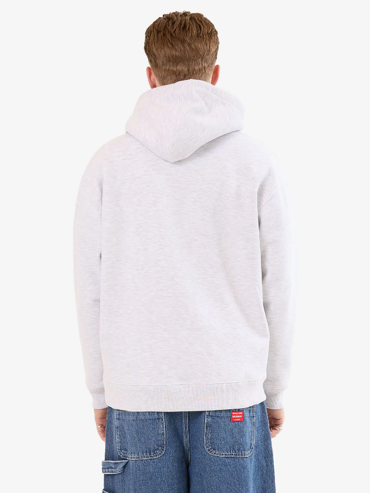 Smoko Fleece Hood - Snow Marle - Image 3