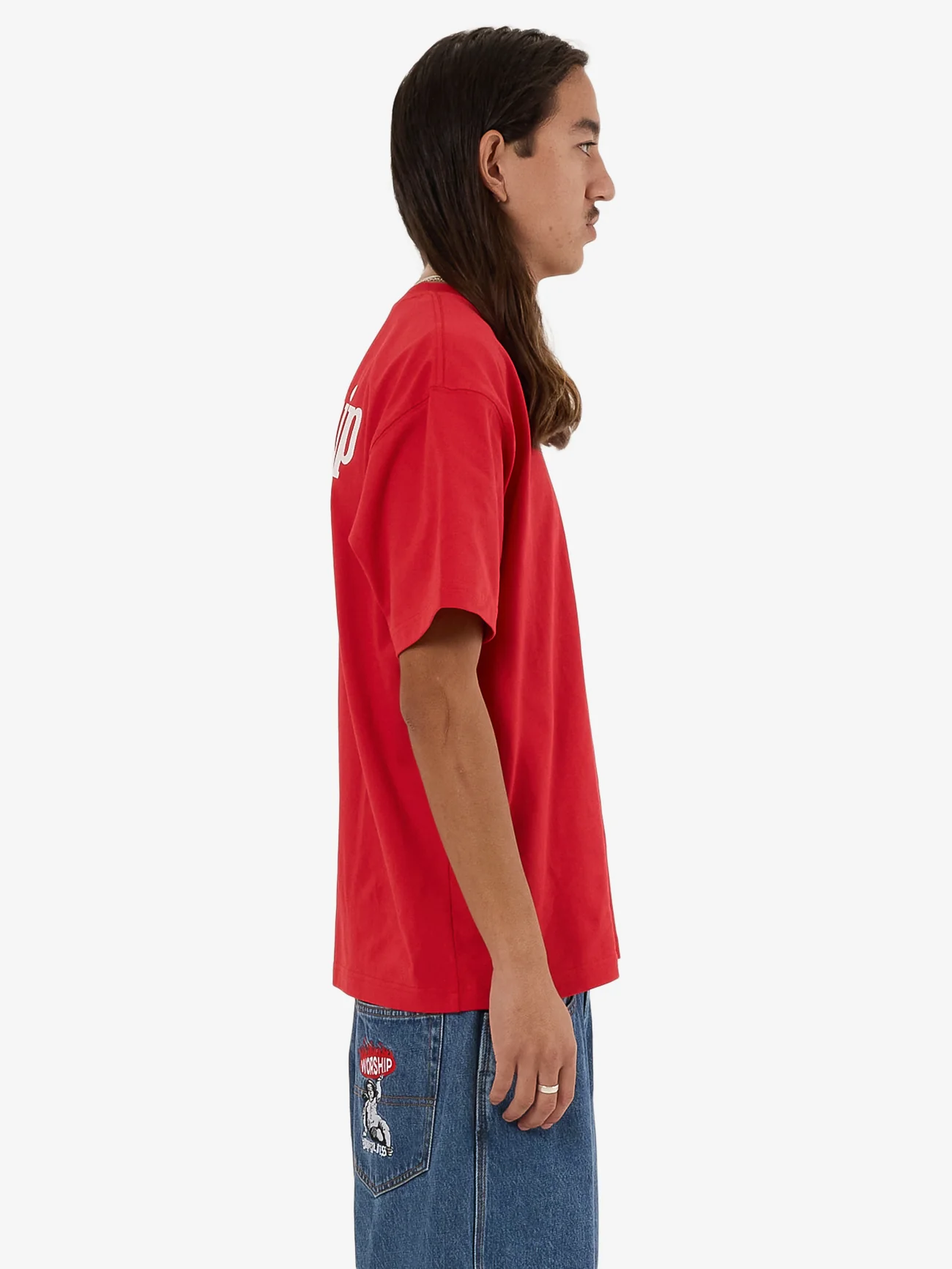 Smoko Tee - Lucky Red - Image 4