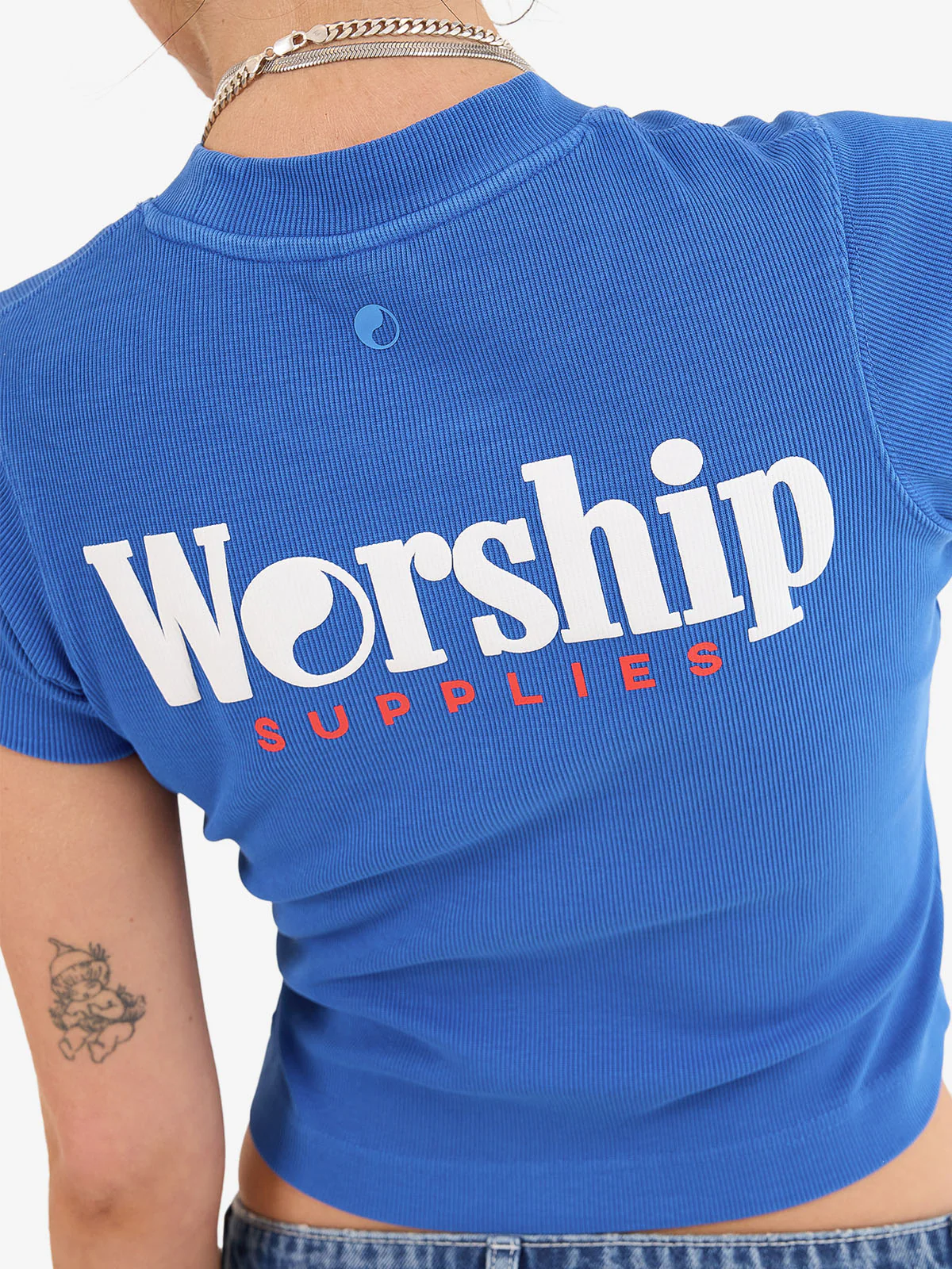 Smoko Teeny Tee - Cobalt - Image 2