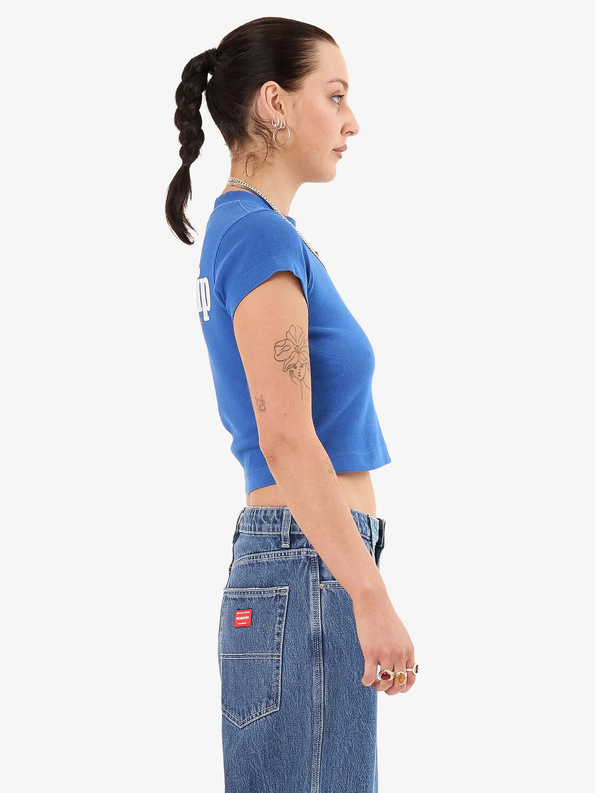 Smoko Teeny Tee - Cobalt - Image 7