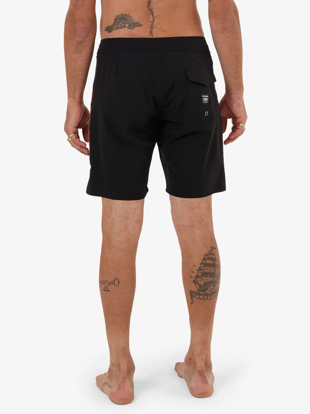 Snake Eyes Boardshort - Black - Image 3