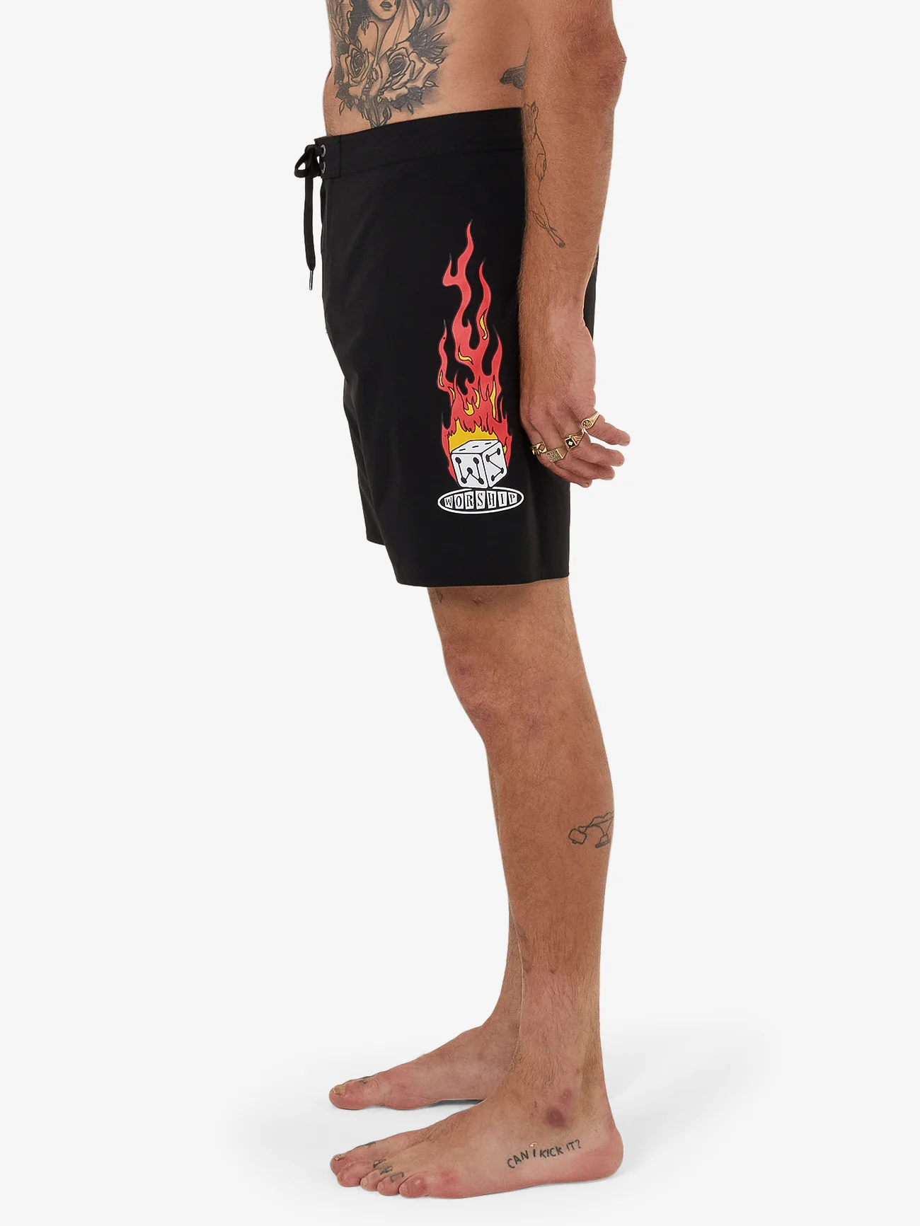 Snake Eyes Boardshort - Black - Image 5