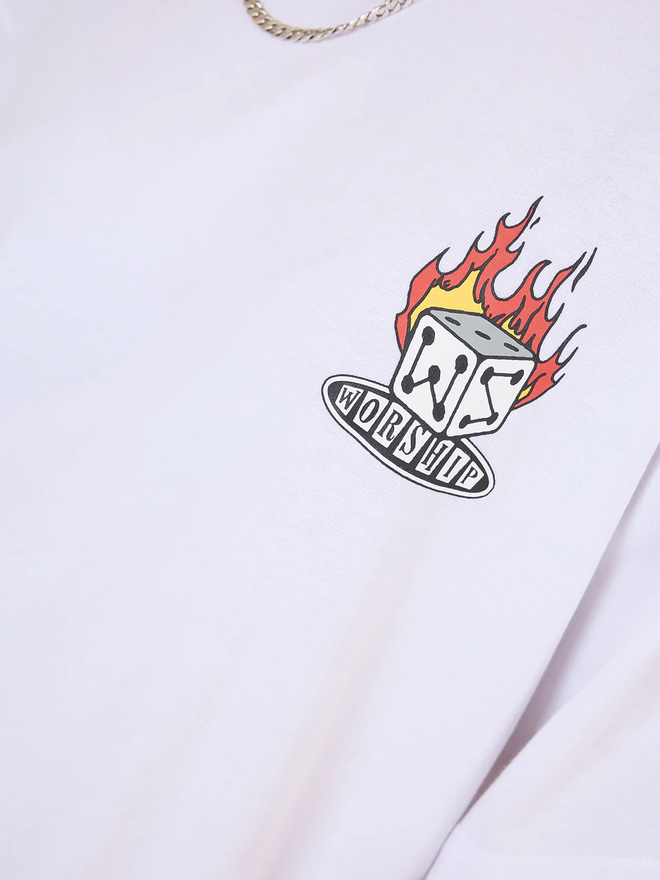 Snake Eyes Oversize Fit Tee - White - Image 8