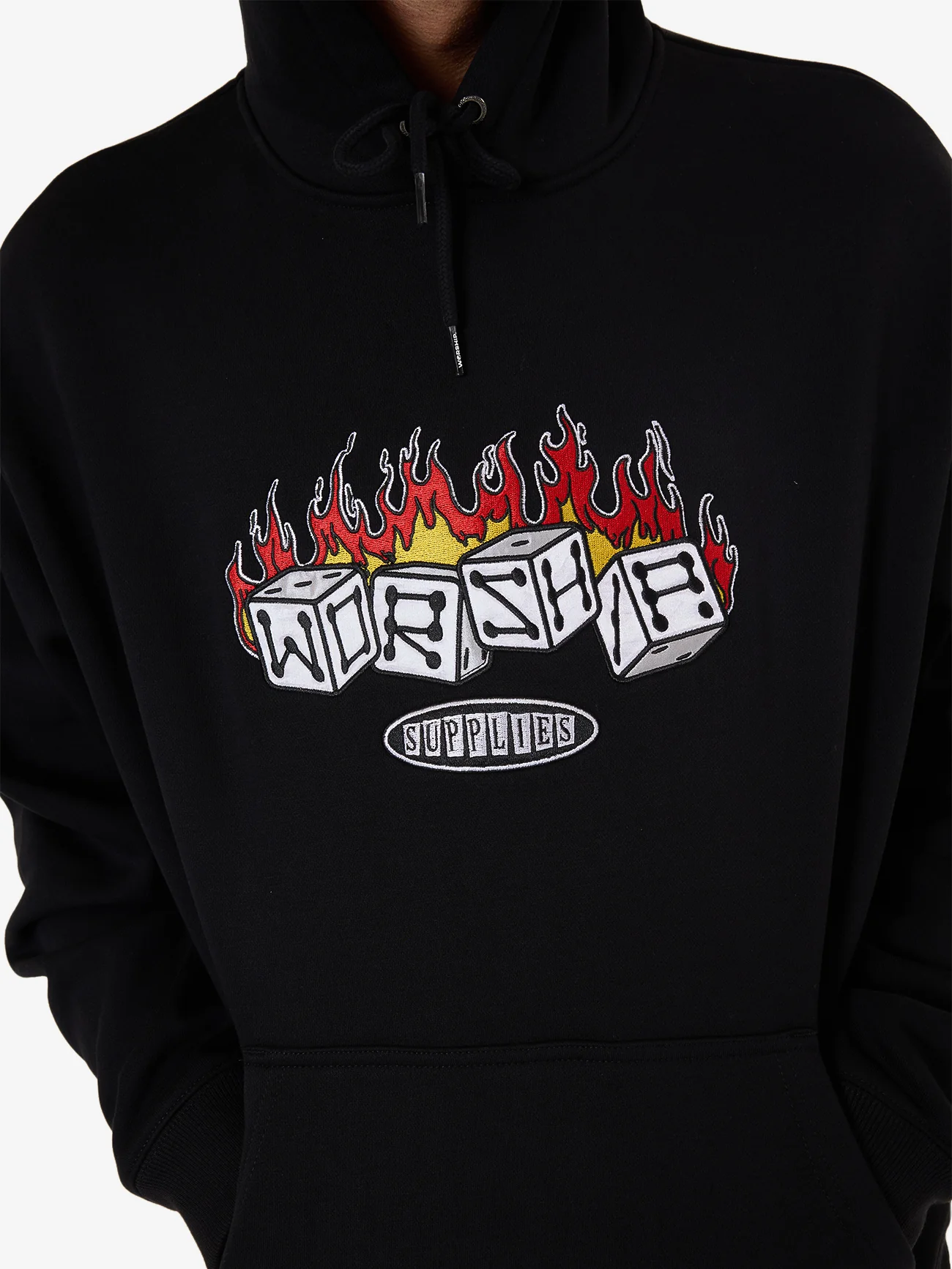Snake Eyes Pull Over Hood - Black - Image 2